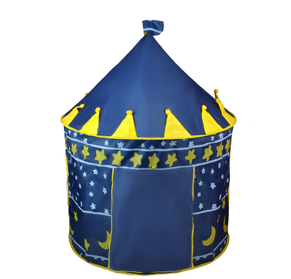 Tenda per bambini - castello/palazzo per casa e giardino - blu #1163