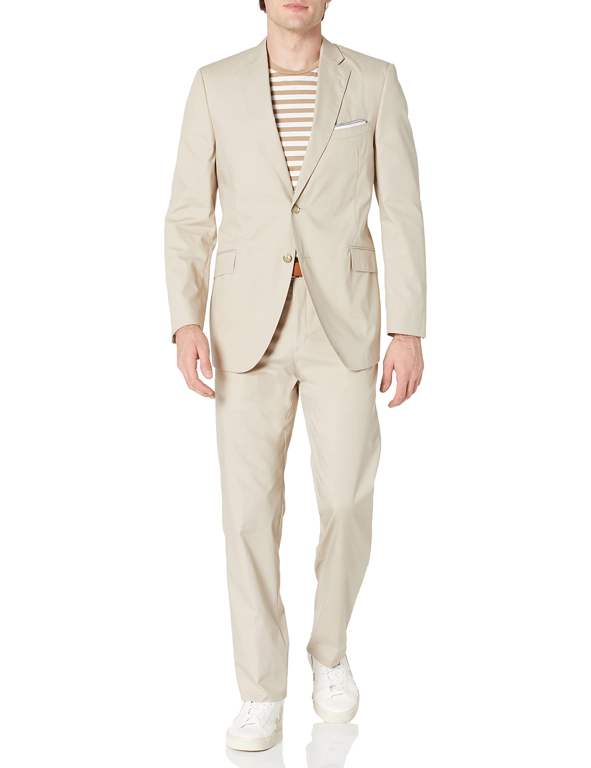 KroonMen's Irons Aim Active Inspired Movement Perfect Poplin Suit with Flex Lining