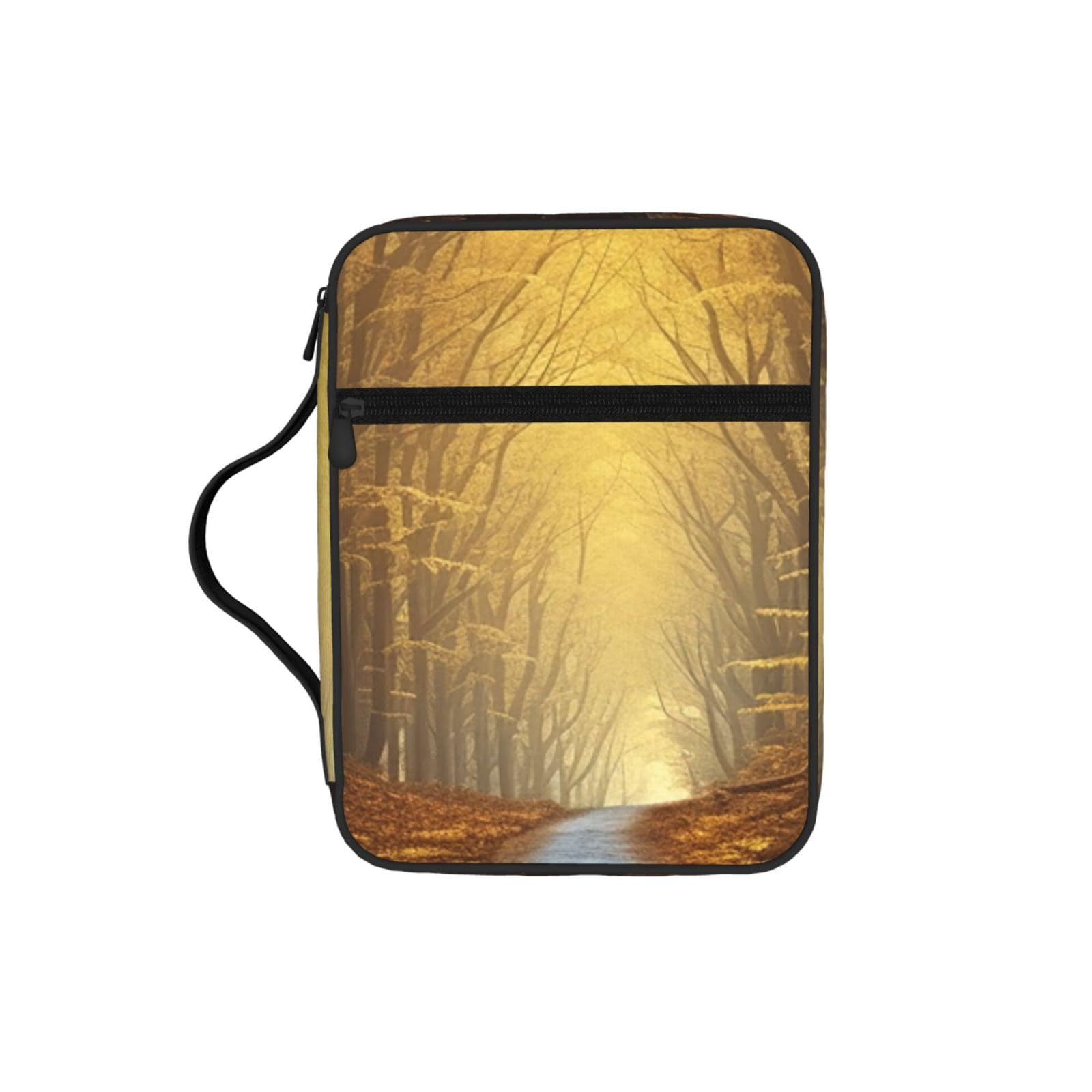 Pathway Bible Cover Case Waterproof Bible Bag With Handle Organizer Storage Book Cover For Bible Study