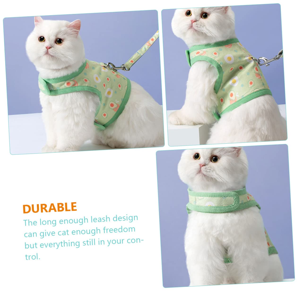 Happyyami 4sätze Katzen Geschirr Mit Leine Verstellbare Atmungsaktive Weste Für Katzen Und Kleine Hunde Leichtes Design Für Und Outdoor-aktivitäten