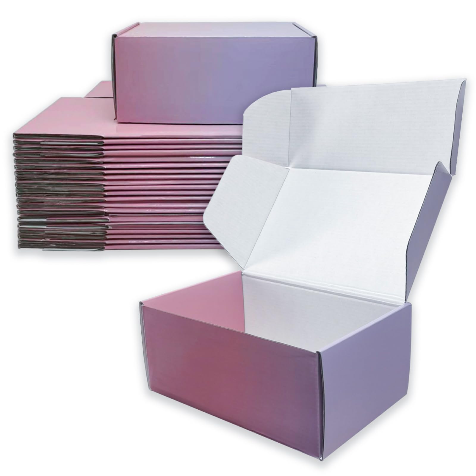 AuroWish 20 Pack Shipping Boxes, 9x6x4 Inches, Medium Corrugated Cardboard Shipping Boxes for Packaging Small Business, Packaging Gift Mailer Boxes for Shipping, Express, Gift Wrapping, Christmas