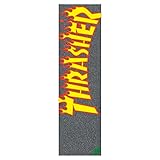 MOB Grip x Thrasher Skateboard Griptape Yellow and Orange Flame Logo 9