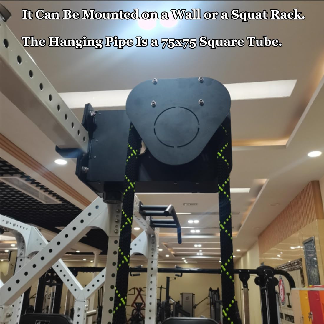 Sistema de polea de resistencia – Entrenador de cuerda sin fin ajustable de 30 kg para entrenamiento de abdominales, espalda y pecho, máquina de escalada suspendida para gimnasio en casa