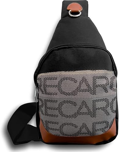 Miniatura 2 de W-POWER JDM Bride Recaro Racing - Mochila con parte inferior marrón con correas ajustables TAK, mochila cruzada de gradación para el hombro (Recaro