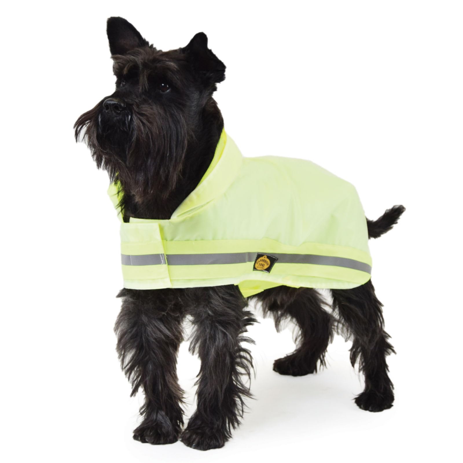 Fashion Dog reflektierender Regenmantel für Hunde - Neongelb - 51 cm