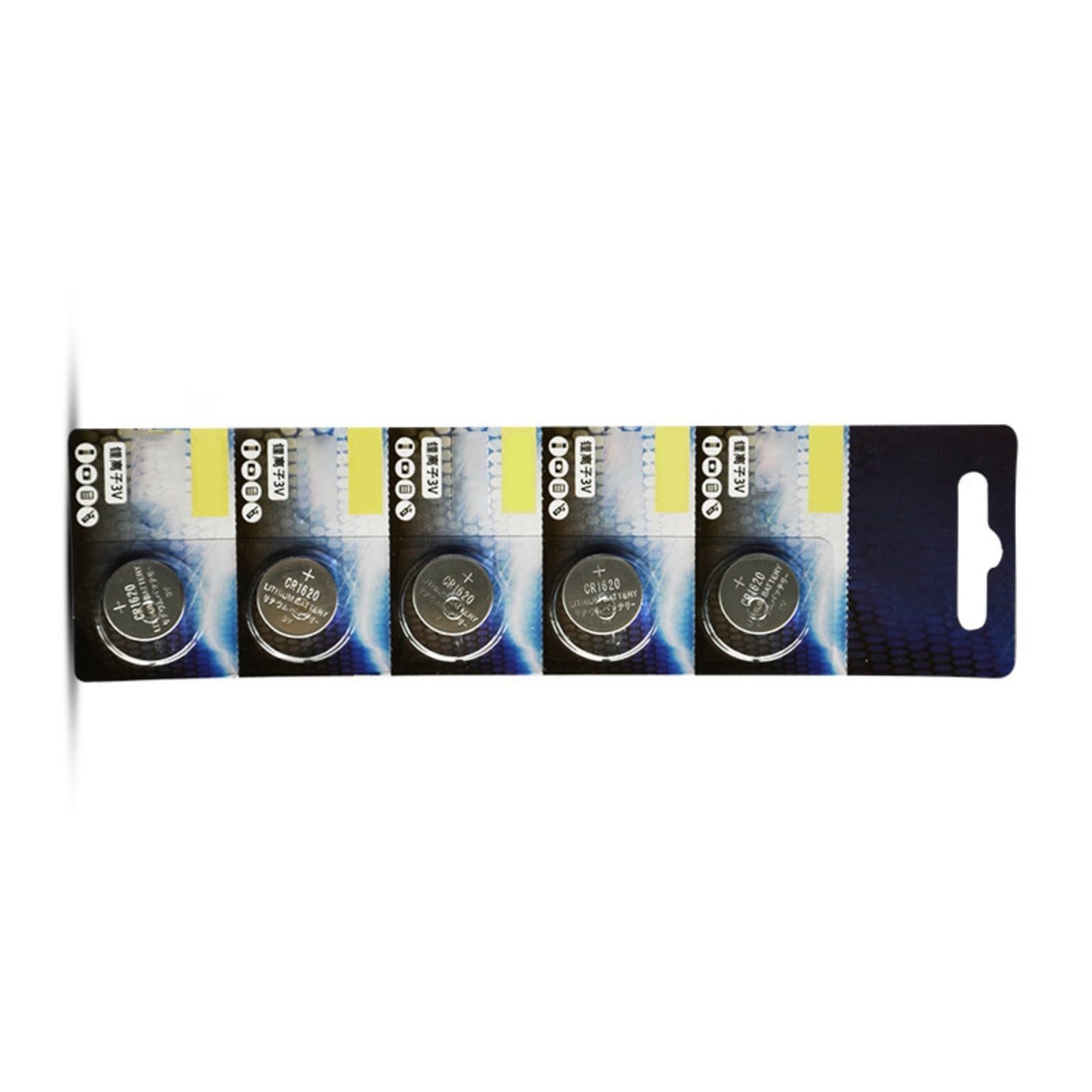 5 unids/Pack CR1632 / 1620/1616 baterías de Litio proporcionan voltajes estables 3V Pila de Moneda para Relojes calculadoras de energía