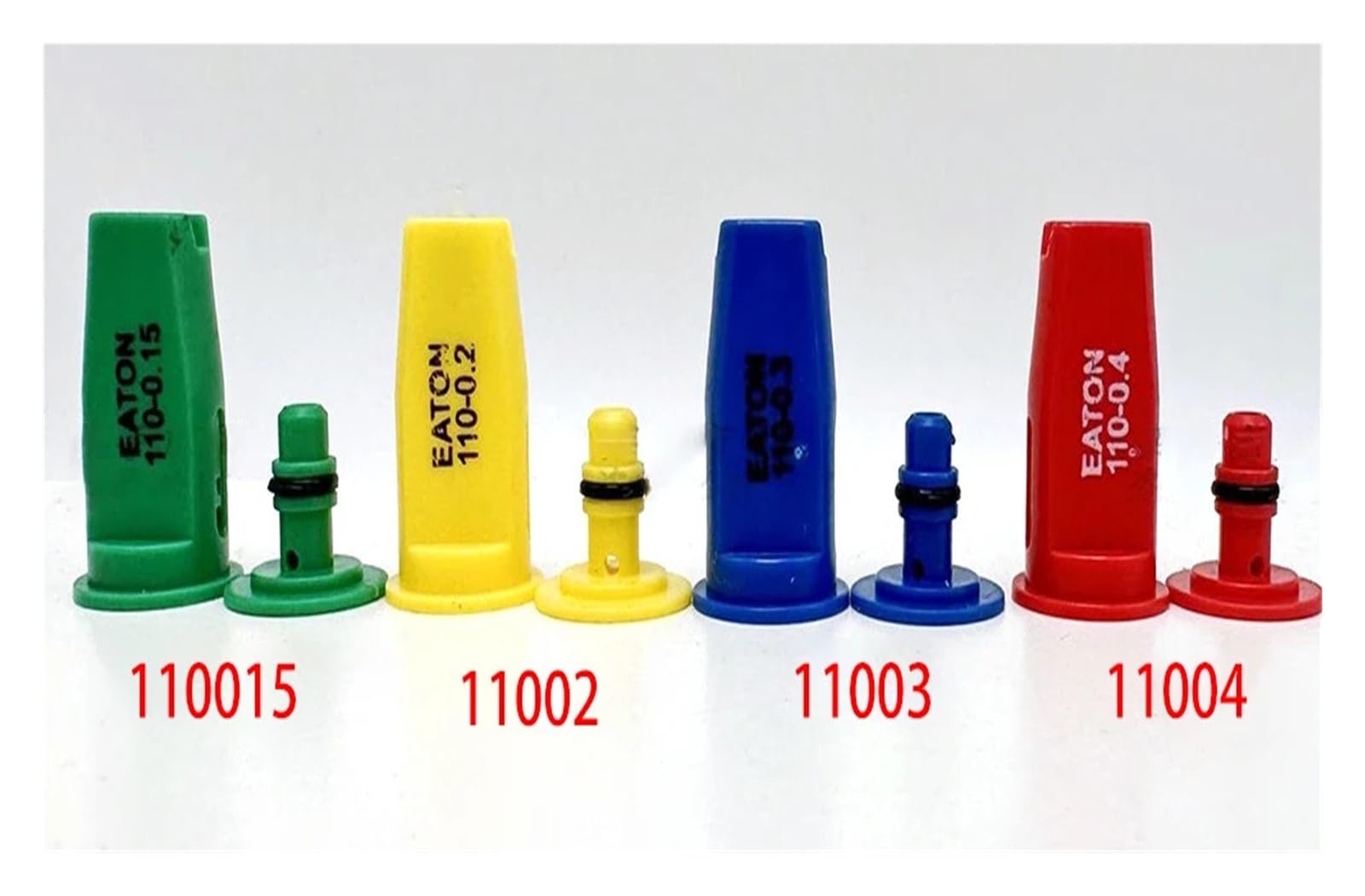 Boquilla pulverizadora agrícola (1/10/20 Unidades), a Prueba de Viento, en Forma de Abanico, antideriva, con núcleo de Acero Inoxidable(110015,10pcs)