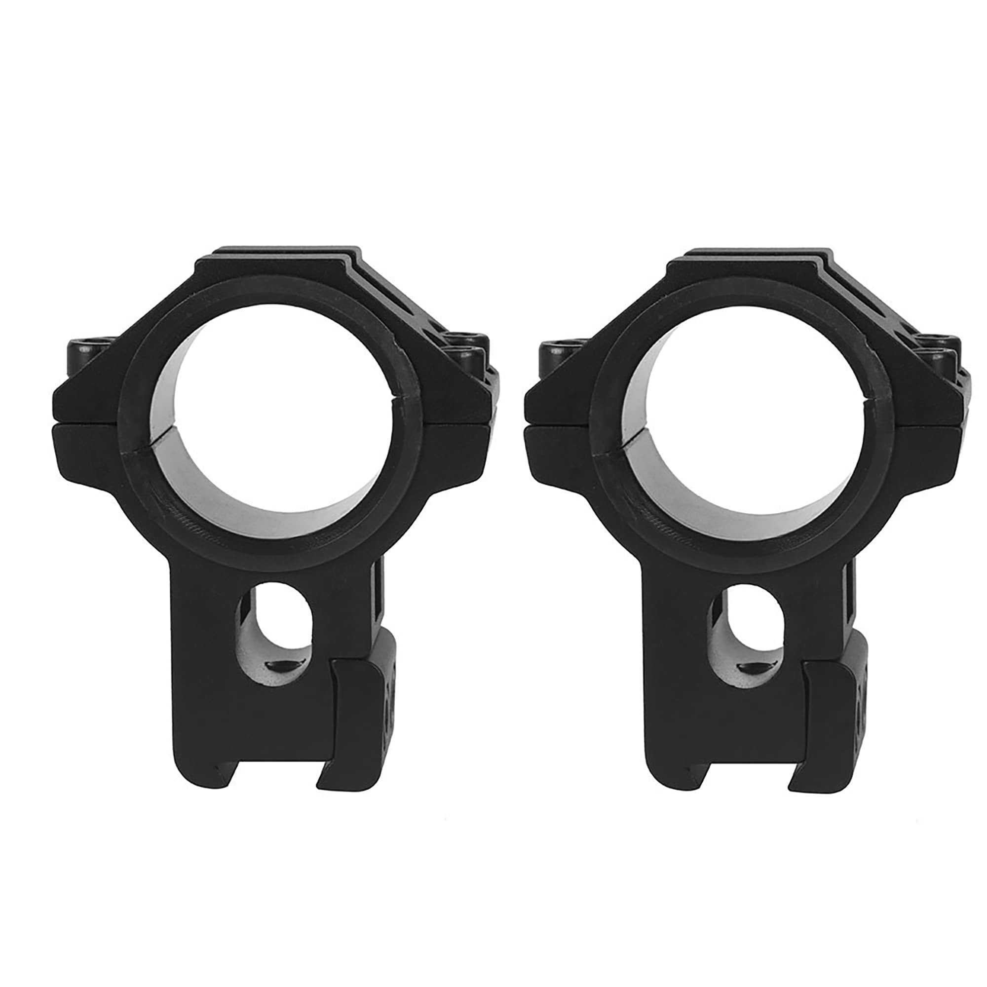 Anillas para Mira Telescópica WestHunter Optics, para Instalar Miras de 30mm & 25.4mm en Rieles de Cola de Milano de 11 mm, Exclusivamente para Actividades Deportivas | Black