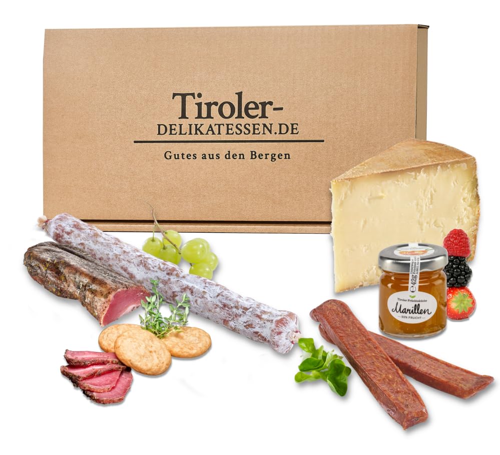 Almgourmet, Geschenkset 'Tiroler Kennlernbox' - 612g - Zusammenstellung aus...