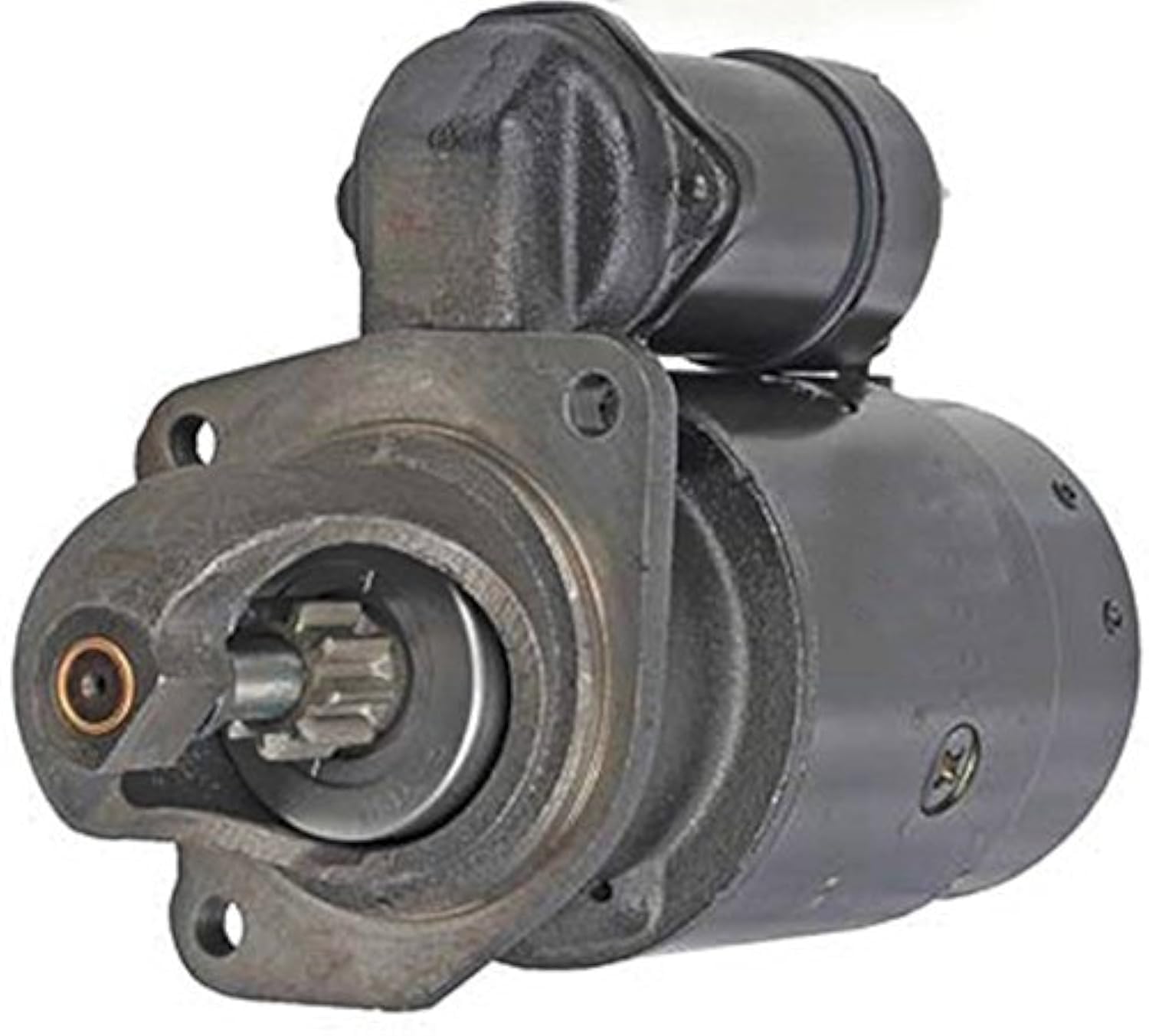 RAREELECTRICAL 12V Starter Motor Compatible with 1977-1993 542B 632 642 742 Skid Steer Loader Ford Vsg411 4-98 Gas Engine Clockwise 10455340 10455355 10465352 6599152 6658835