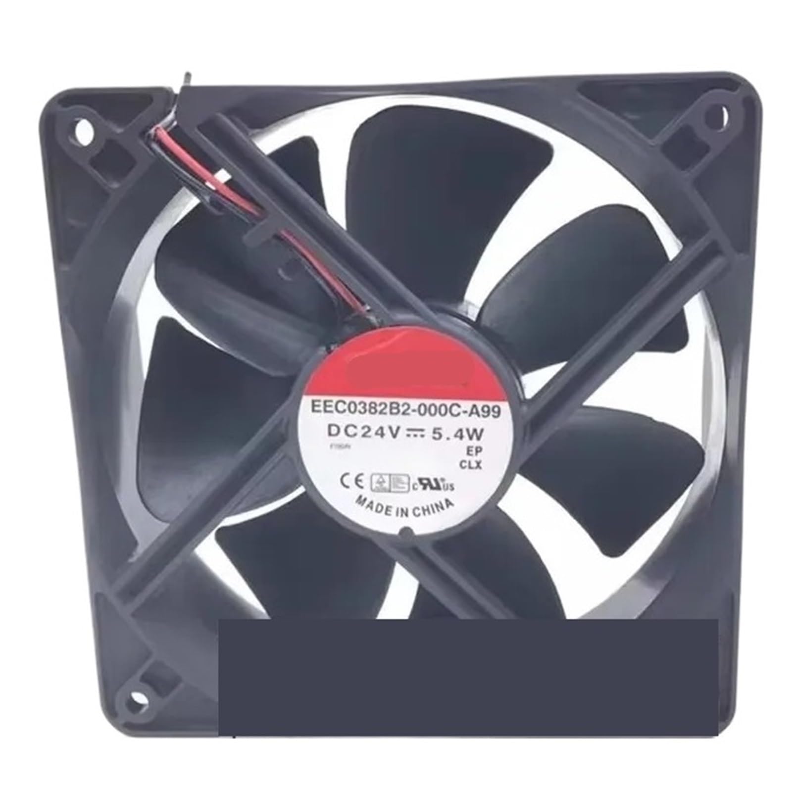 EEC0382B2-000C-A99 wentylator chłodzący 120 x 120 x 38 mm, 12 cm, 24 V 5,4 W (2-drut G1)