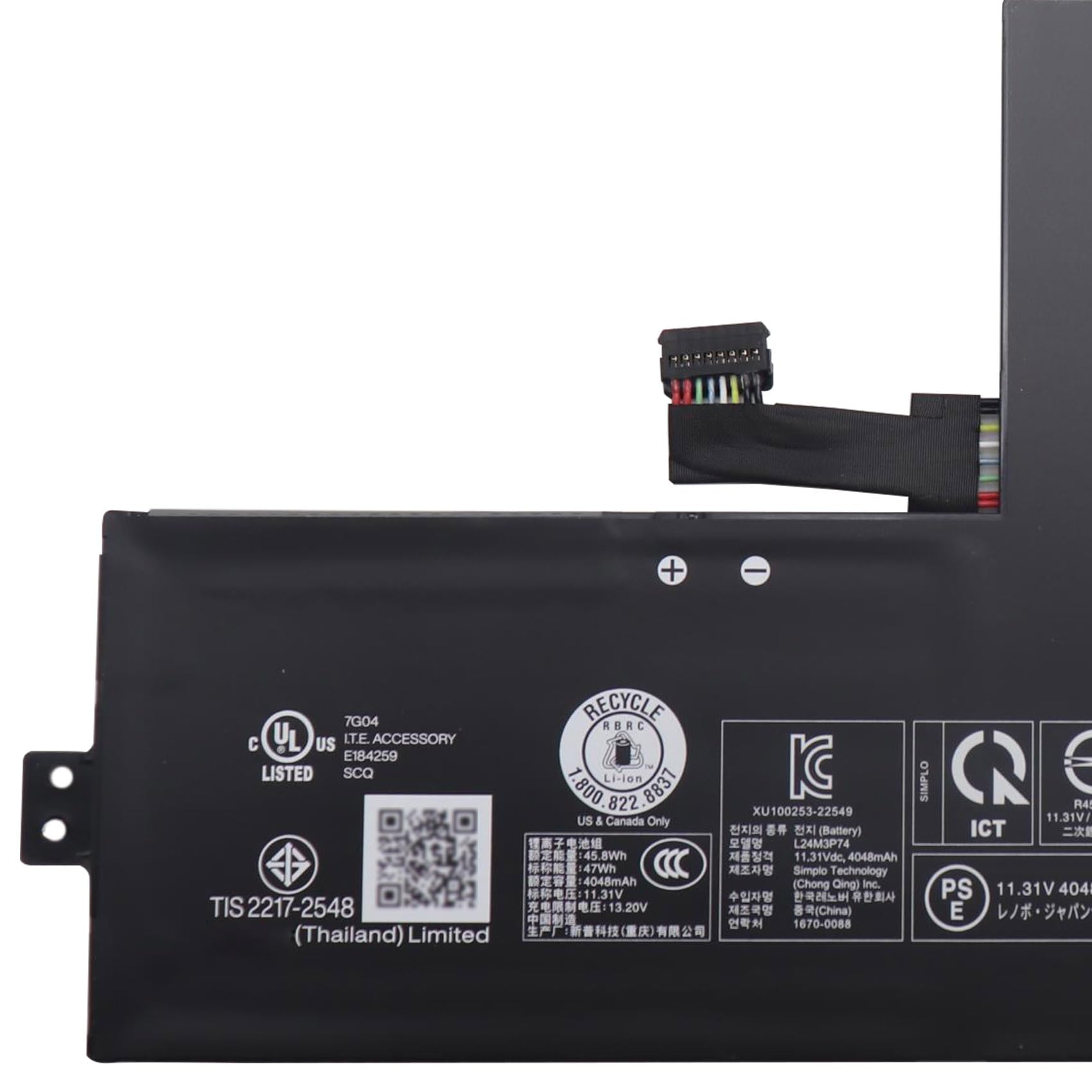 ★バッテリー良好★ Ryzen5PRO メモリ16GB Lenovo 539 Amazon.com: FCZFCZ L24M3P74 Battery 47Wh 4156mAh Replacement for