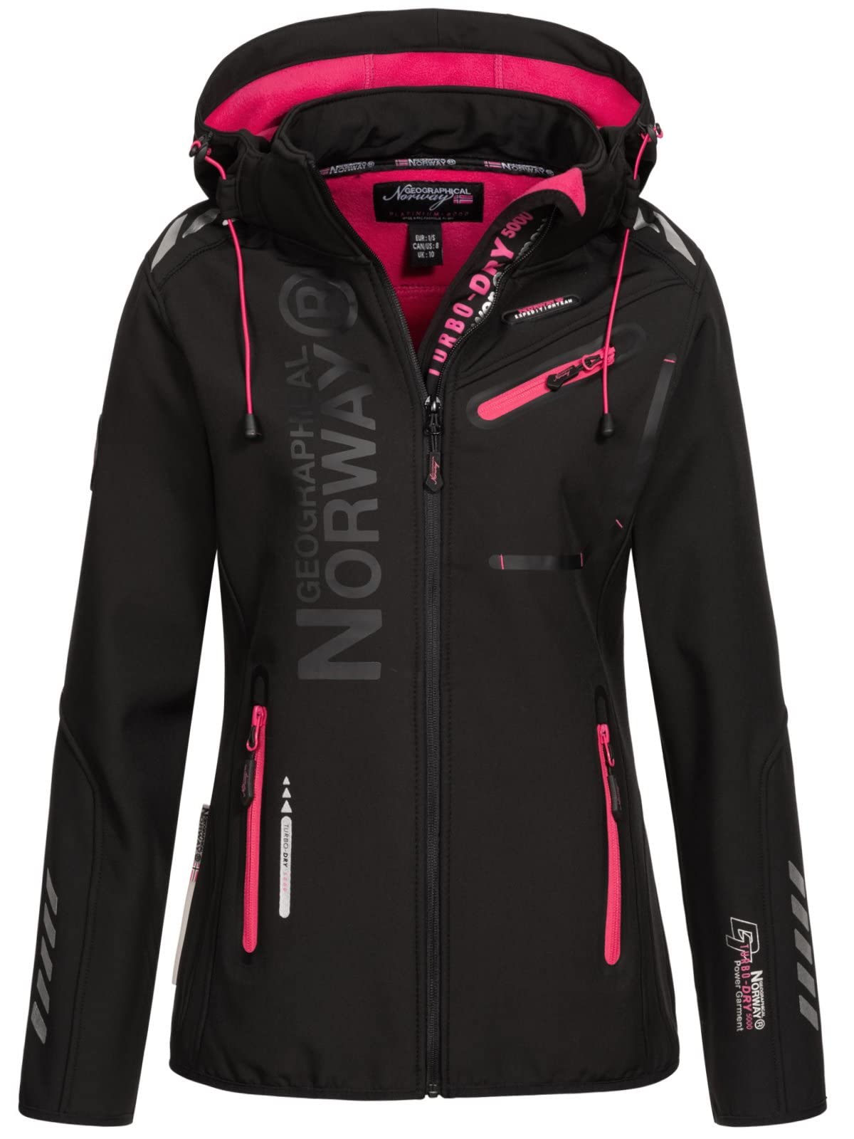Geographical Norway Women's Pink - Softshell, Xxl