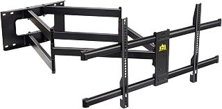 FORGING MOUNT Long Reach 109CM TV Wall Bracket, Double Articulating Arm Full Motion Tilt & Swivel TV Bracket Wall Mount for 42-95 Inch Flat/Curved TVs, Load 75kg, VESA 800x400mm