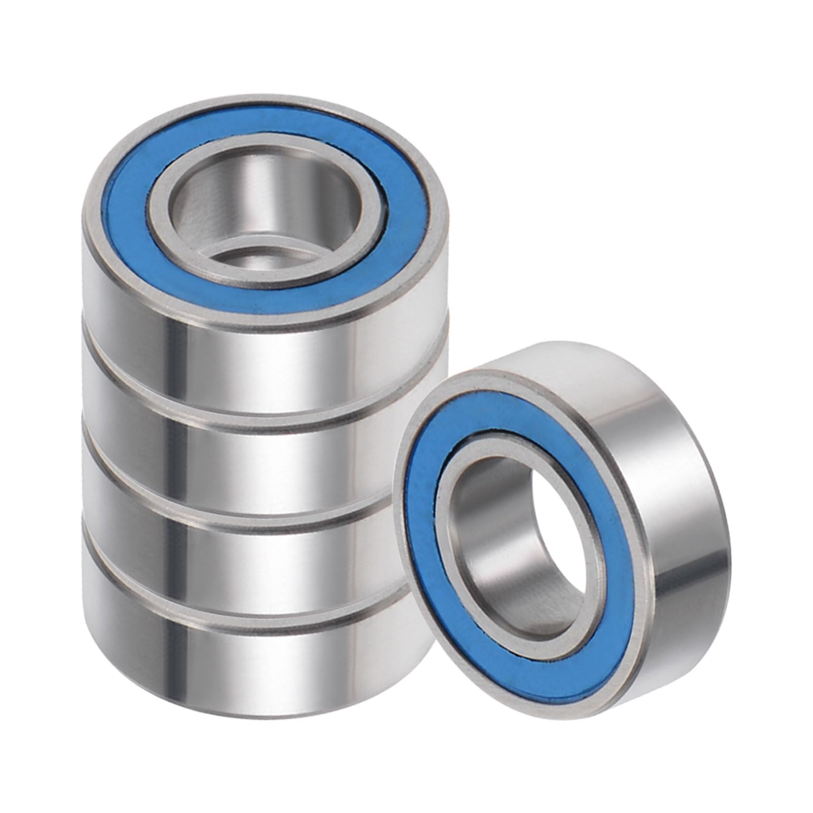 Kozelo Rillenkugellager 6x12x4mm - 2 Stück MR126-2RS Chromstahl Doppelt Abgedichtet