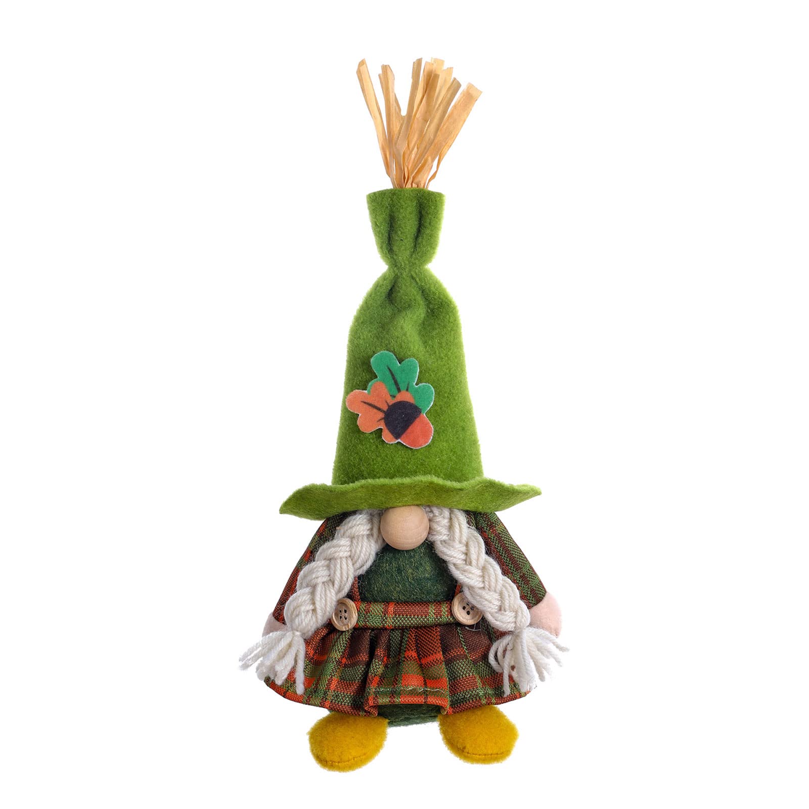 Kalttoy Girls Braid Collectable For Doll Table Shelf Fall Ornament Dwarf Faceless For Doll Wall Mounted Decor Craft For Holiday P Stuffed Dolls For Stuffed Dolls Party