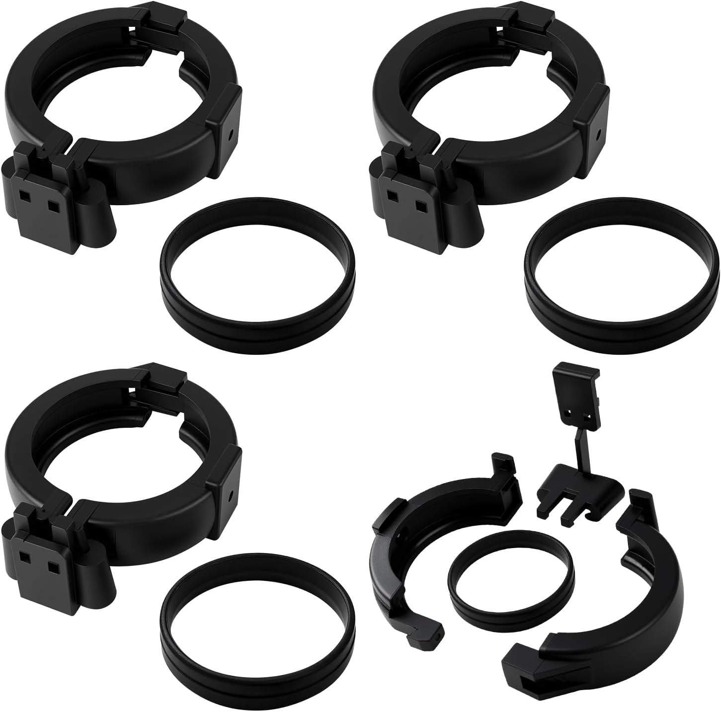 Solar Panel Clamp Assembly Replacement Parts 4 Pack Clamps Compatible with Heliocol Sunstar SwimJoy Swimming Pool Solar Panels Replace#: HC-113