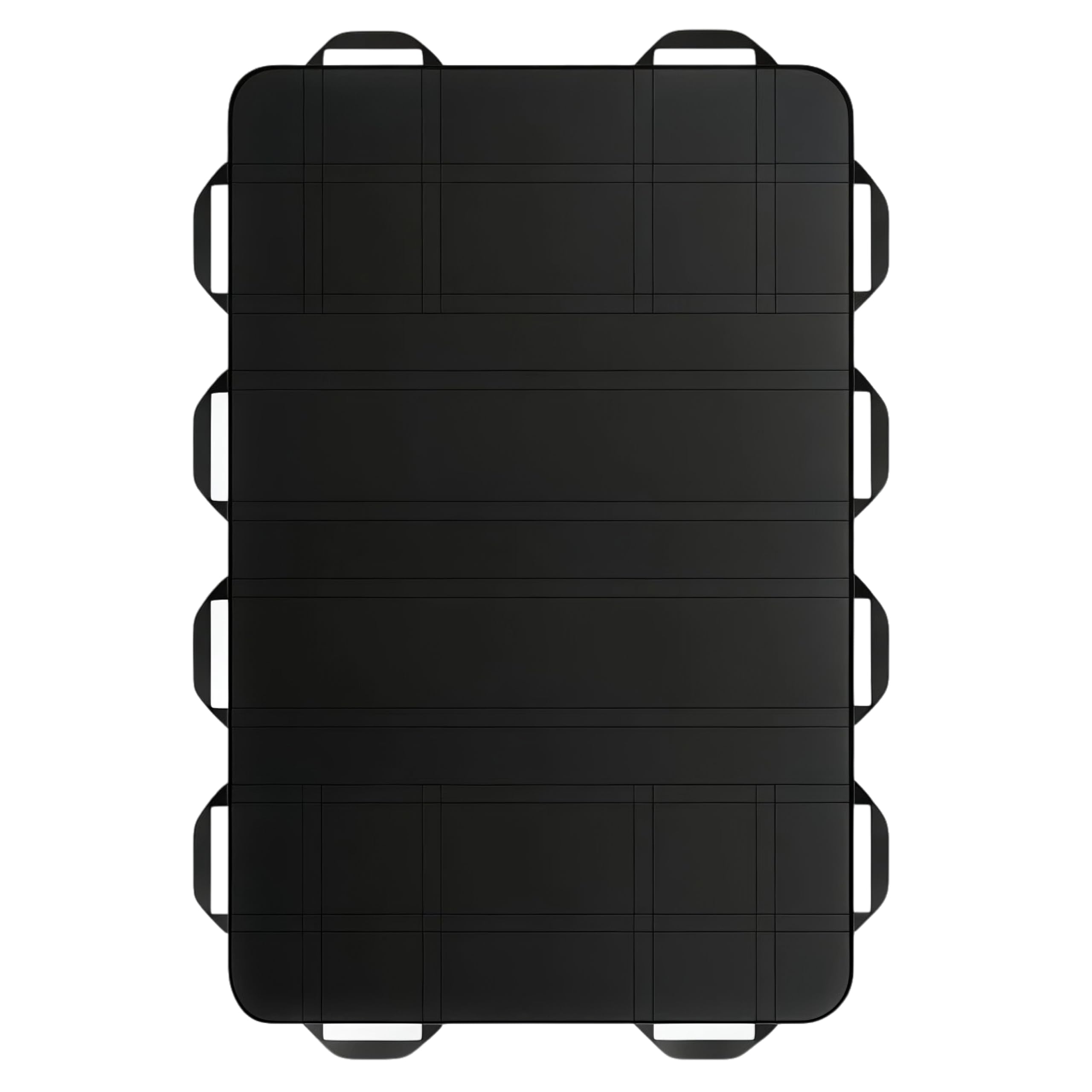 Upgraded 3-Layer Positioning Bed Pad with Handles, Transfer &amp; Slide Sheet for Elderly Care, Waterproof Washable Draw Sheet for Turning, Lifting &amp; Repositioning (60" x 40", Black)