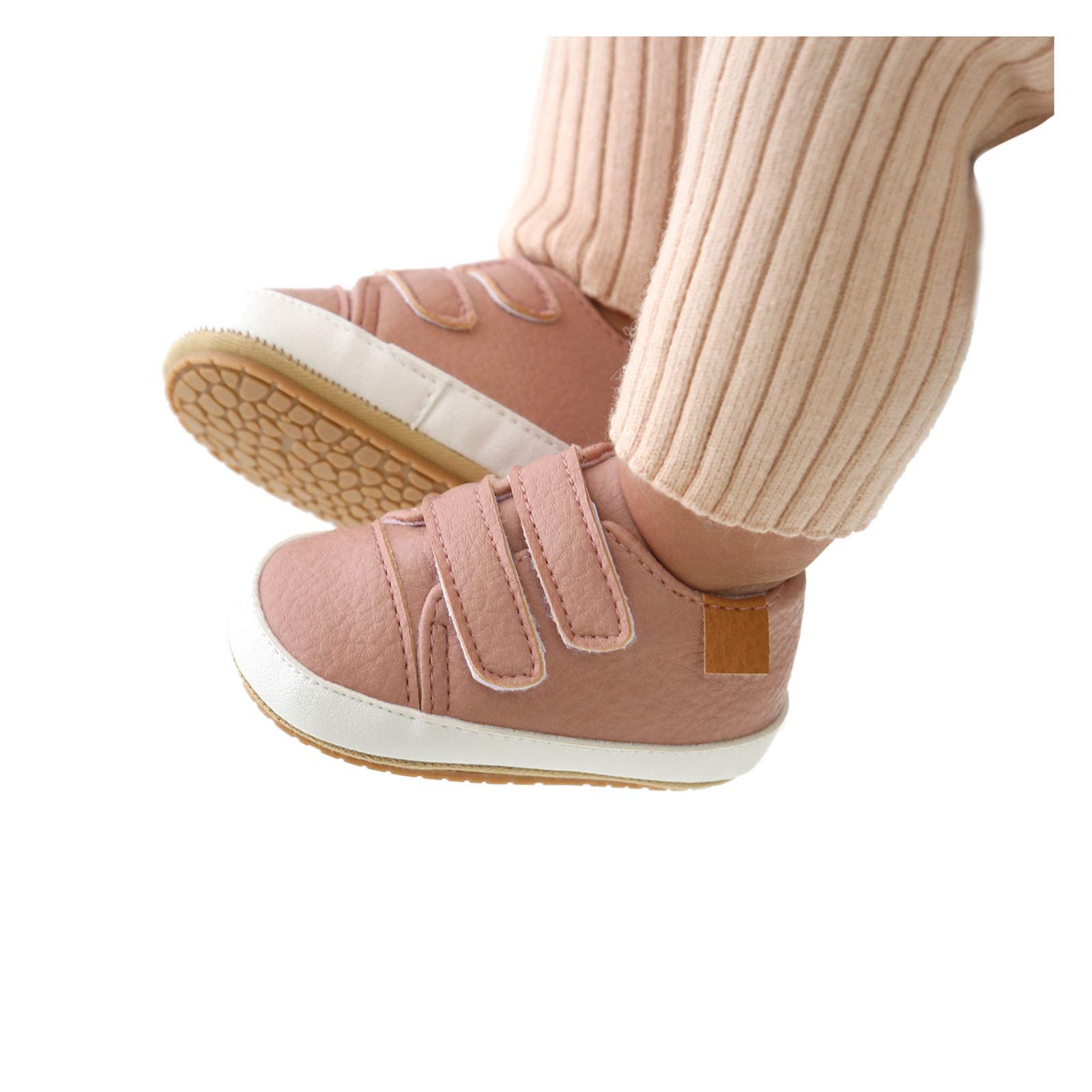 Zapatillas Deportivas para bebés niñas con Antideslizante Cuero Caminantes Infantil Goma niños