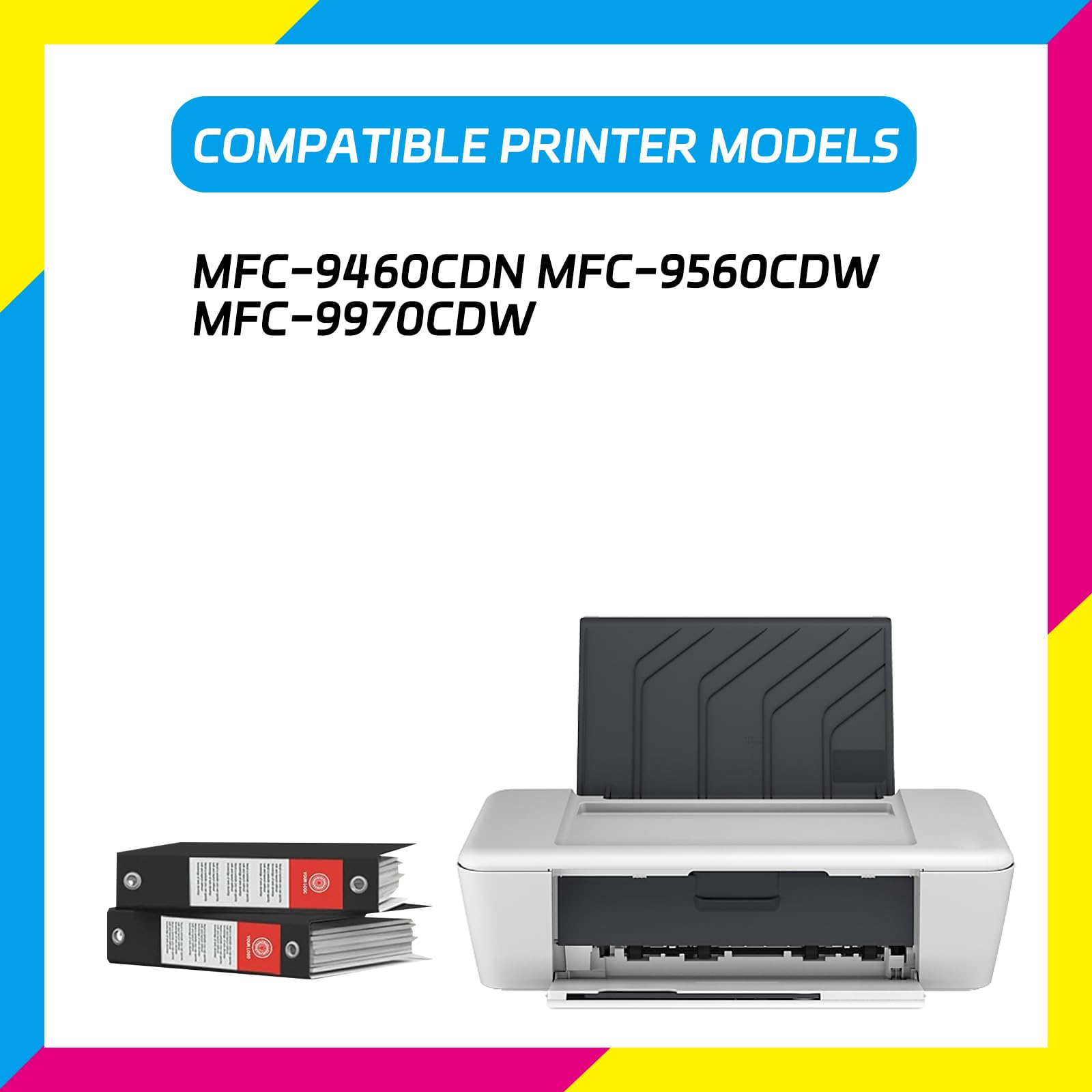 BU-300CL Transfer Belt Unit Compatible for Brother MFC-9460CDN MFC-9560CDW MFC-9970CDW Printers, High Yield 50000 Pages, with Chip High-Definition Printing (2 Set)