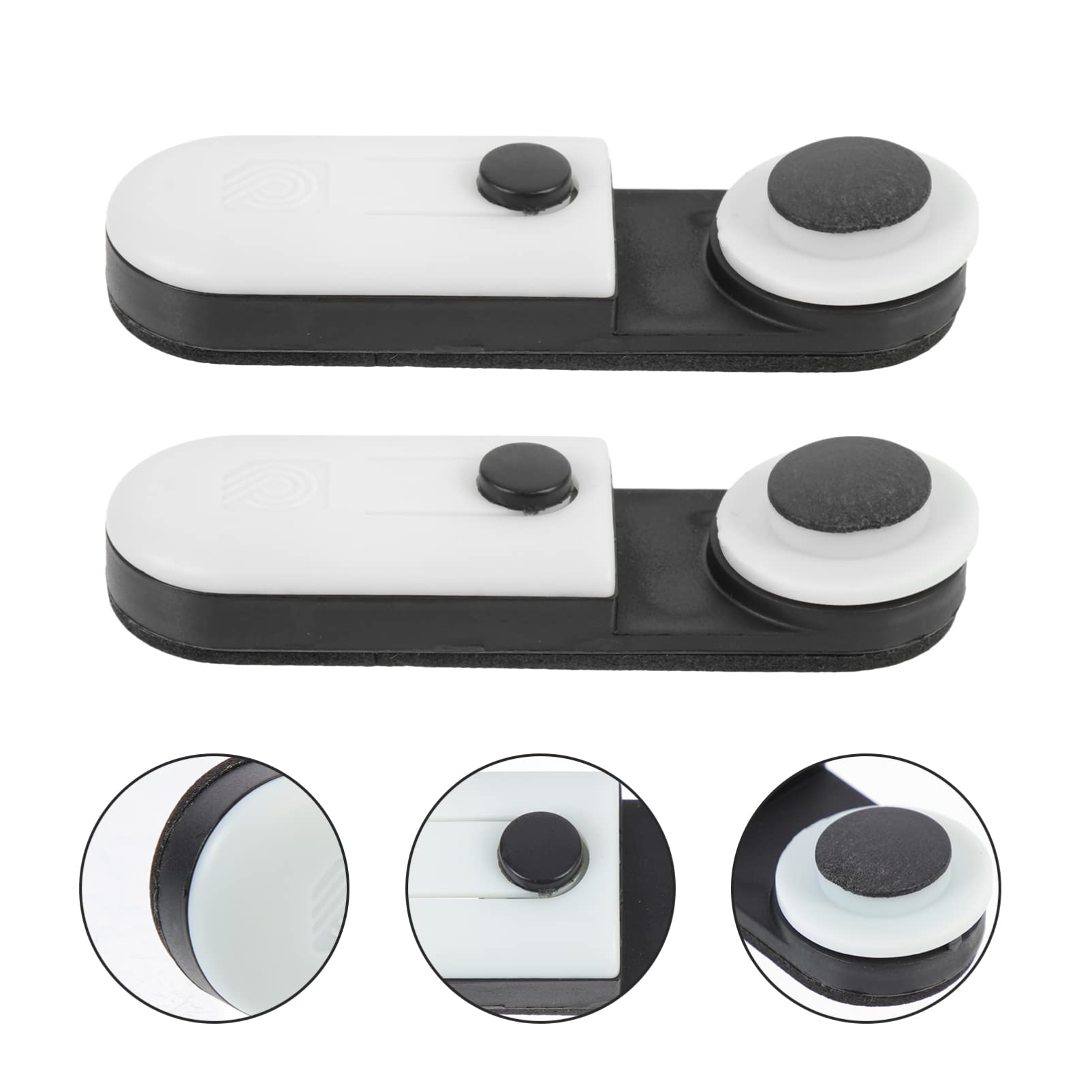 ERINGOGO 2Pcs Durable Guitar Strap Locks Secure Button Retainer for Electric Acoustic Guitars Prevents Strap Slippage Essential Guitar Parts for Musicians