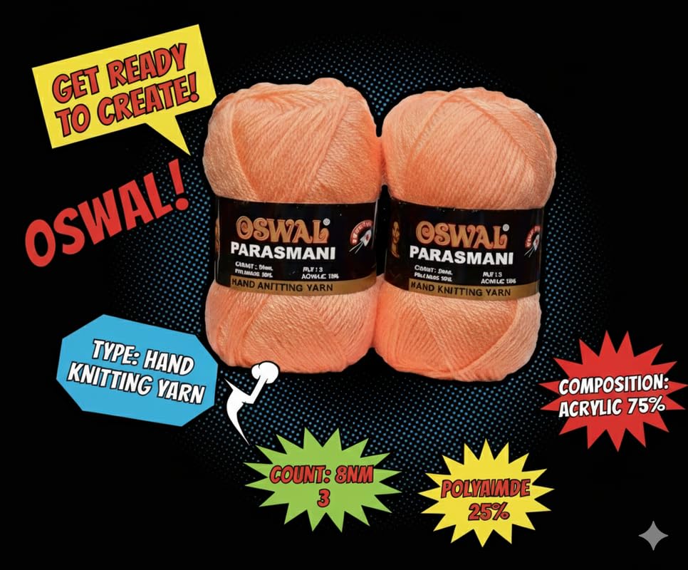 Image of M.G Enterprise Parasmani BabaKnitting Wool 600 Soft Yarn for Crochet, Art & Craft and Needle Knitting