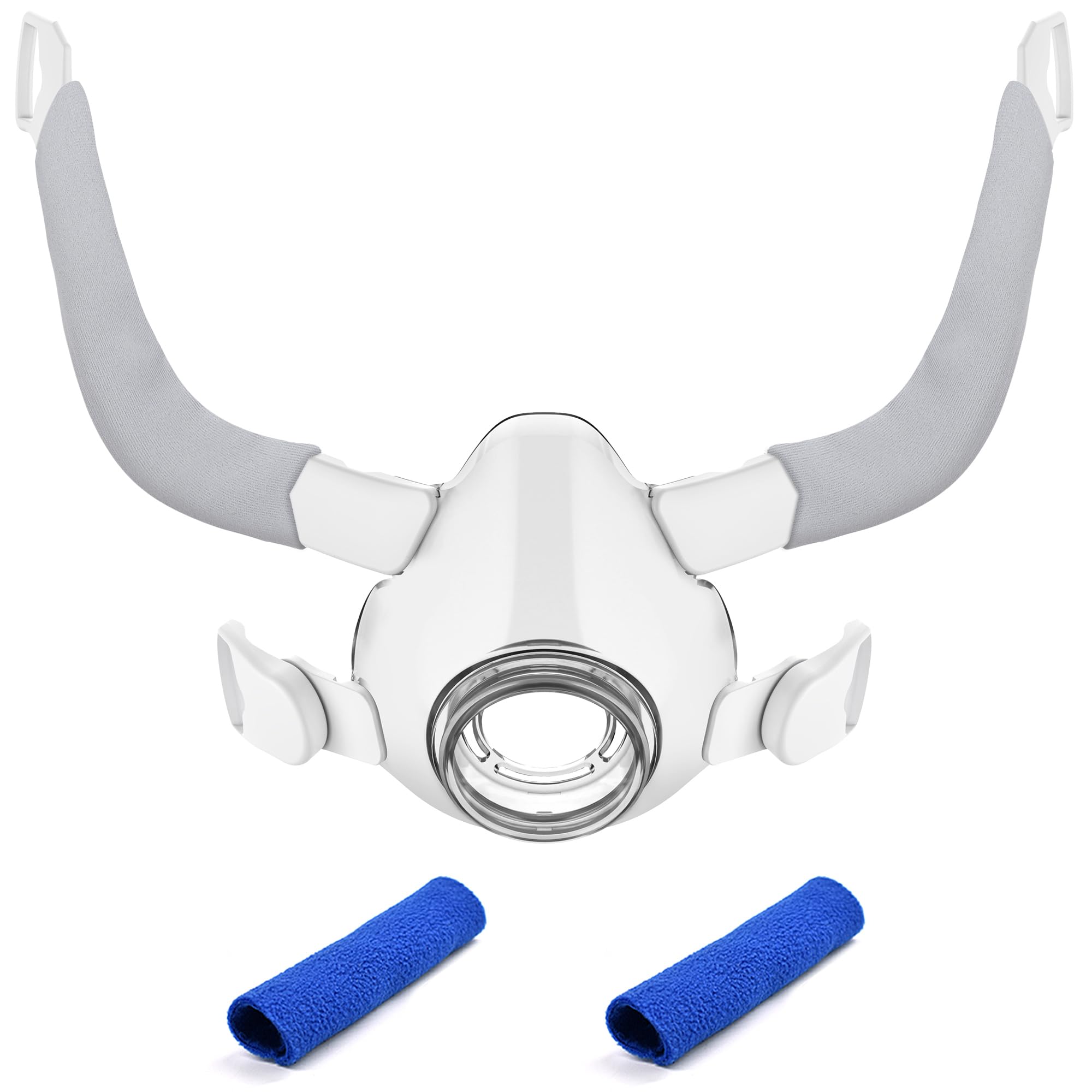 CPAP Frame Supplies for ResMed AirFit F20 Cushion,Frame and Magnetic Headgear Clips for AirFit F20 Mask,Package Included 1 Piece Frame,2 Pieces Magnetic Headgear Clips and 2 Pieces Strap Covers