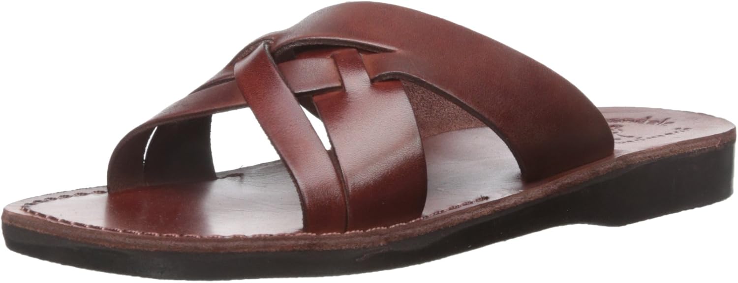 Jesse - Leather Woven Strap Sandal - Mens Sandals | Featured Image