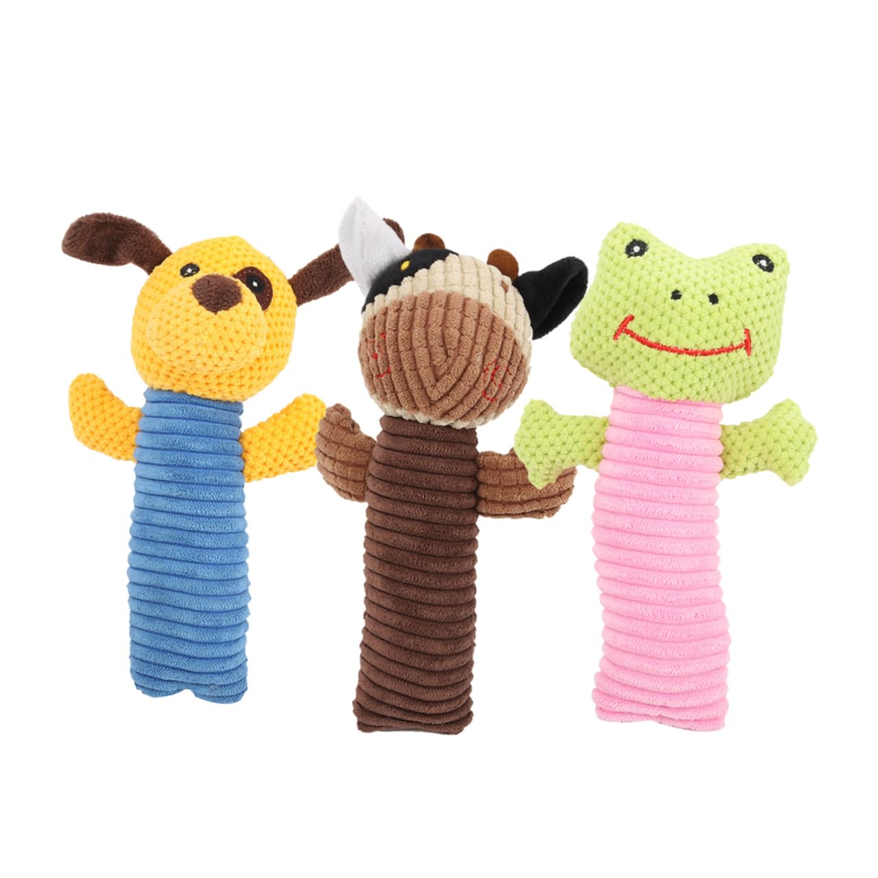 BESPORTBLE 9 Piezas Juguetes de Cachorro de Peluche pequeño Perro de Juguete Juguetes para la dentición de Mascotas Juguetes para Perros pequeños Juguete Perro pequeño Verduras chirriantes