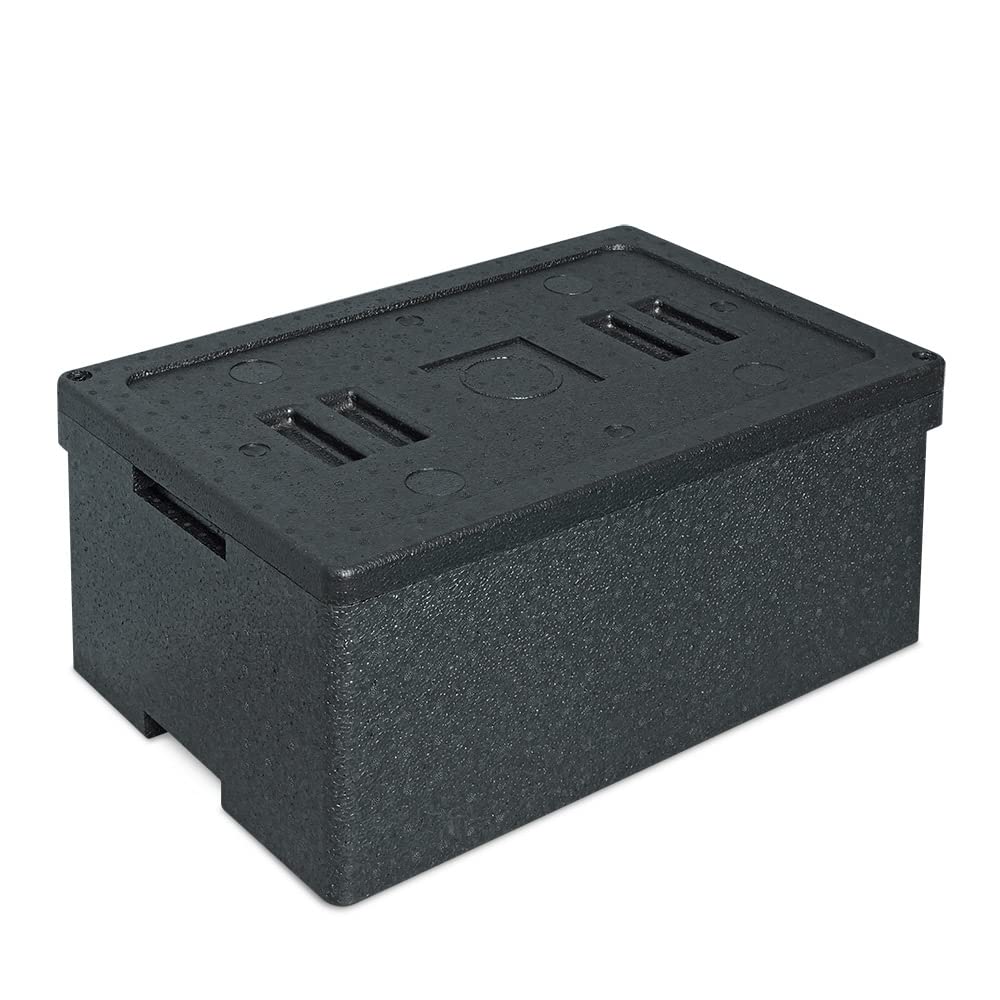 BRB Eurobehälter mit EPP-Isolierbox, LxBxH 600x400x320 mm, 25 Liter, blau