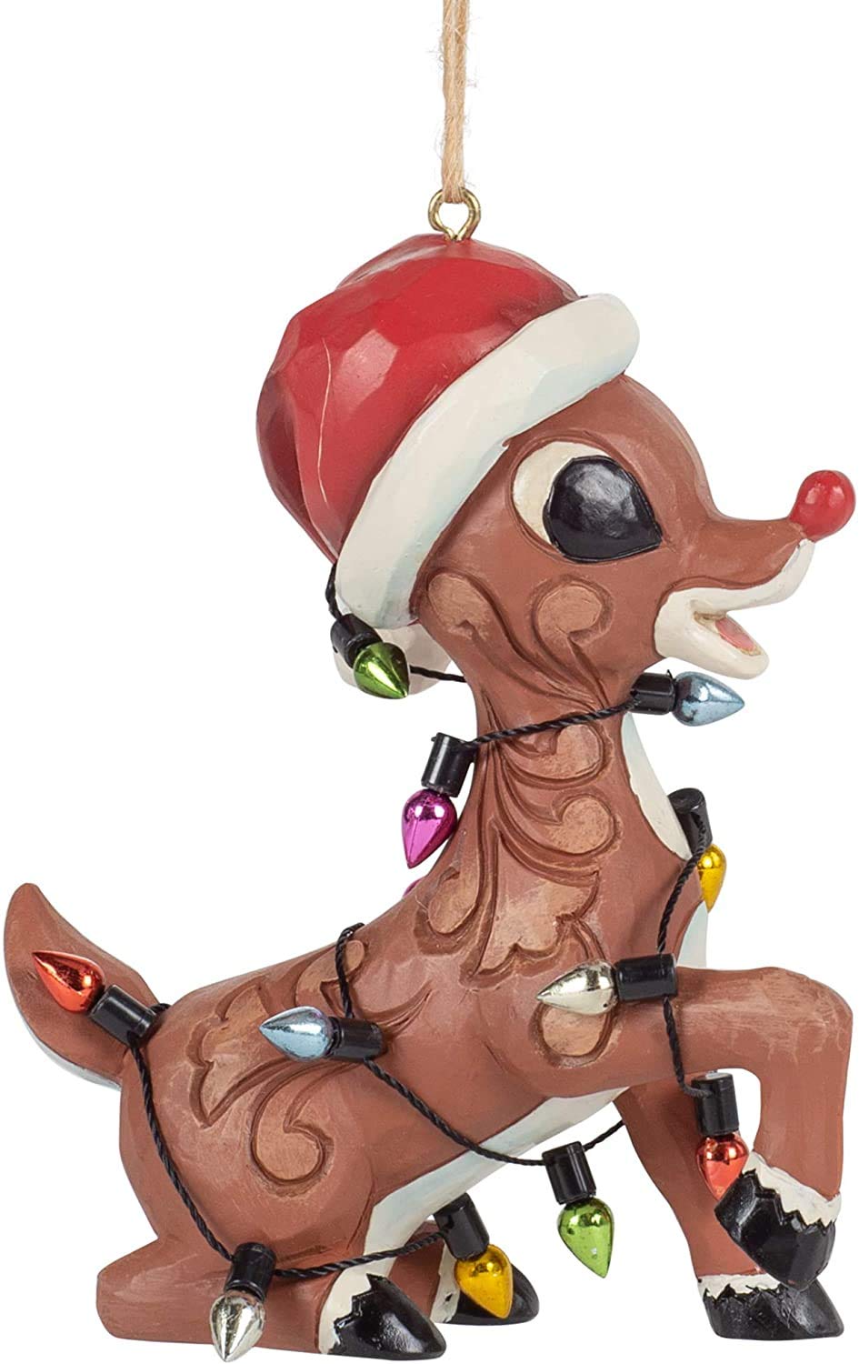Figurine Rudolphe le Renne au Nez Rouge Jim Shore ornement de collection