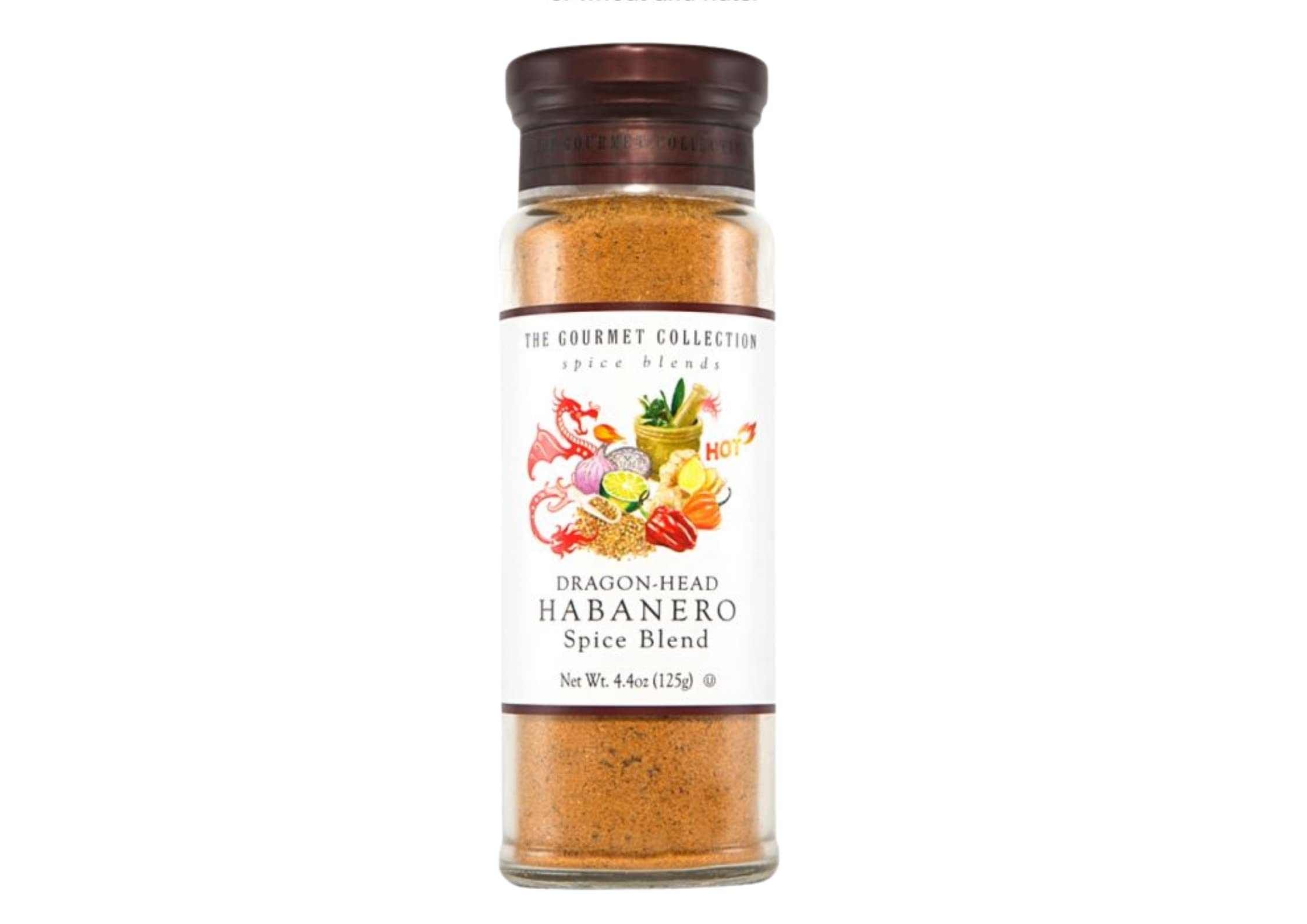 Gourmet Spice Blends - Premium Herbs and Spices for Cooking - Food Seasoning Mix for Meat, Fish, Salad, Bread, Sauce, Snacks - No Fillers or MSG - Dragon-Head Habanero