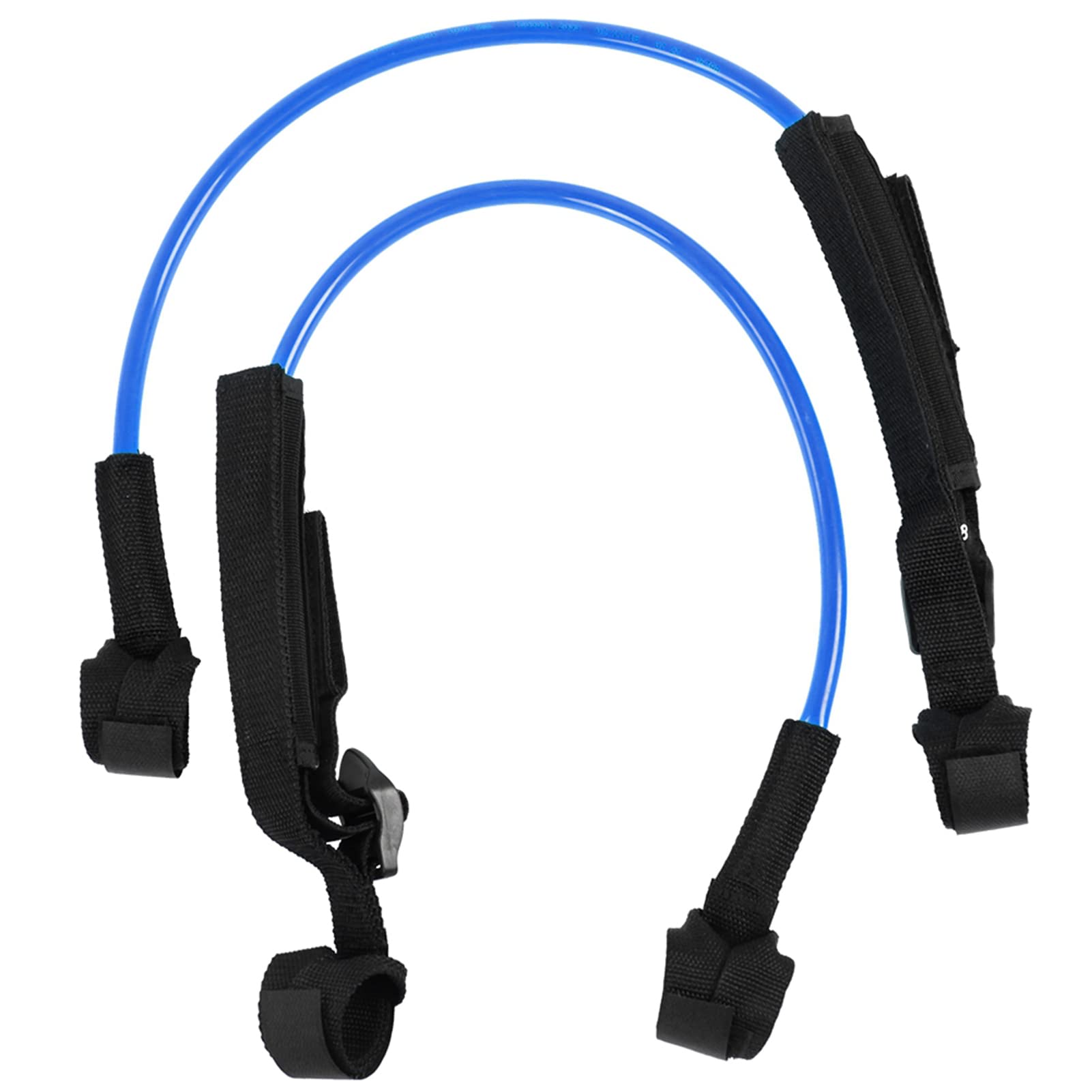 Verstellbare Schwarze Sicherheits-Windsurf-Geschirrleine für Surfer-Sicherheit, TPU-Material, 2 Stück