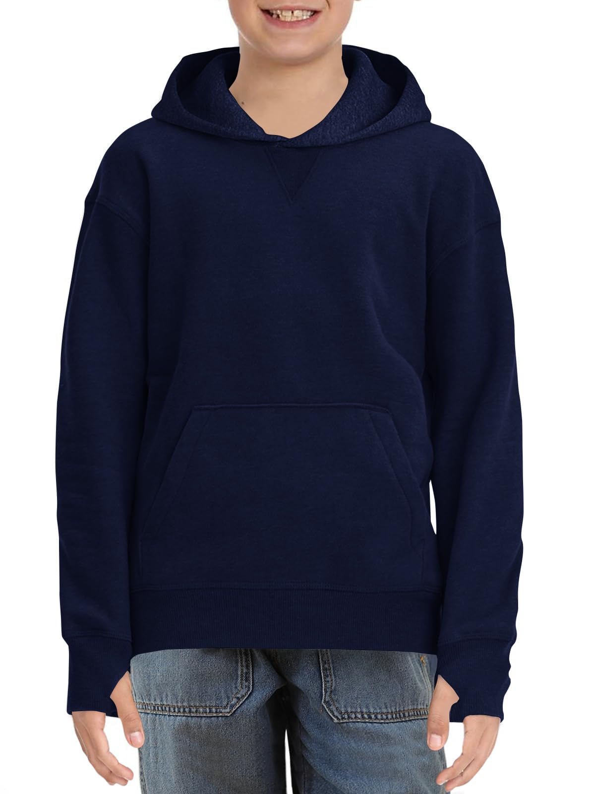 Sweat à capuche en polaire garçon Haloumoning aux finitions soignées et durables