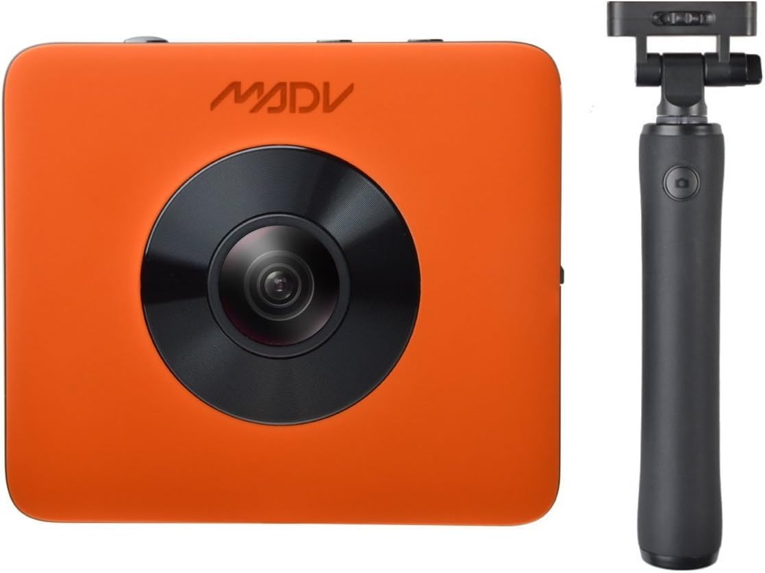 XiaoMi Madventure 360 Camera, 4K Video, 24MP Photo, Waterproof, Selfie-Stick and Tripod Included