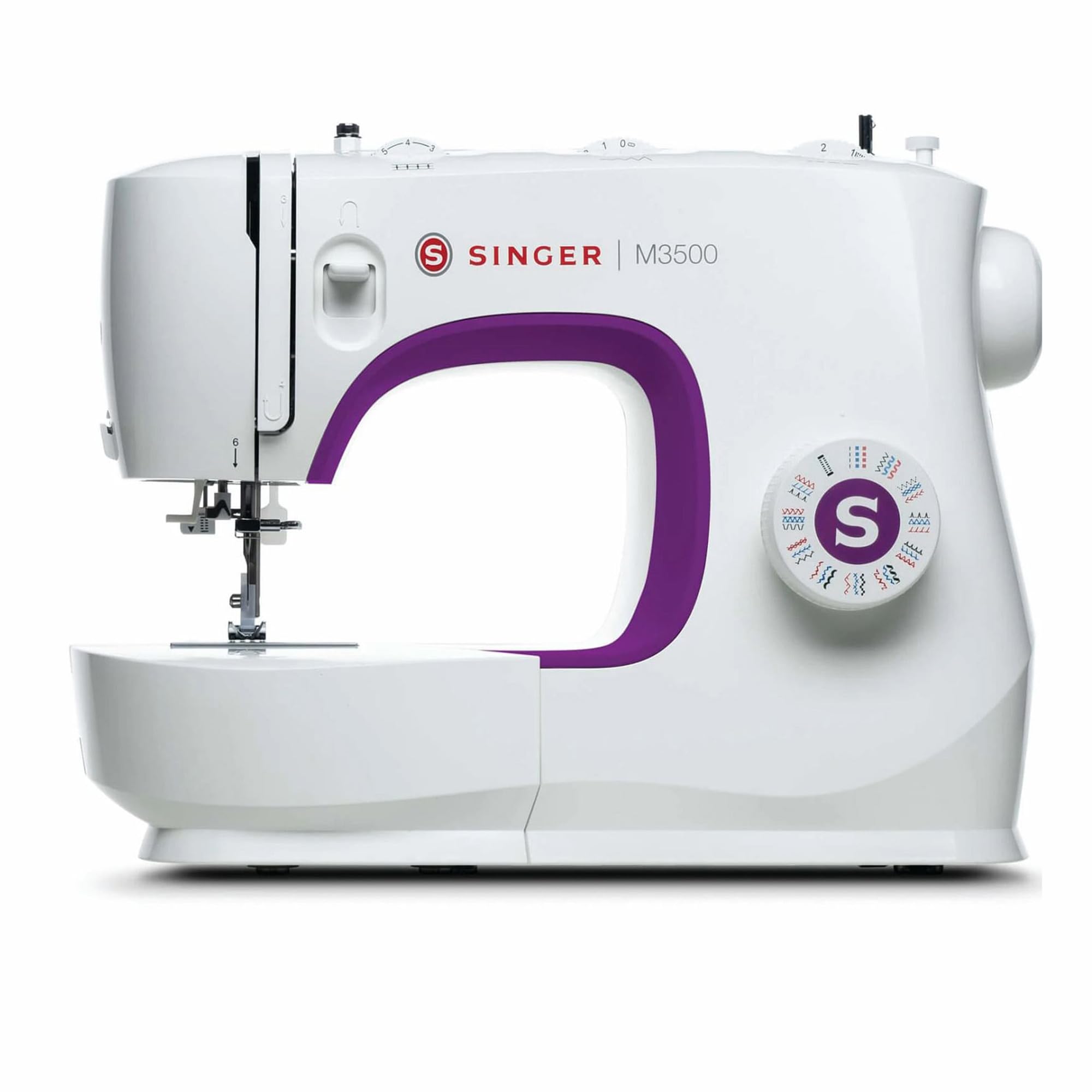 M3500 Lightweight & Portable Sewing Machine with Accessory Kit | 110 Stitch Applications, LED Light & 1-step Buttonhole | Great for Quilting, Crafts & Mending