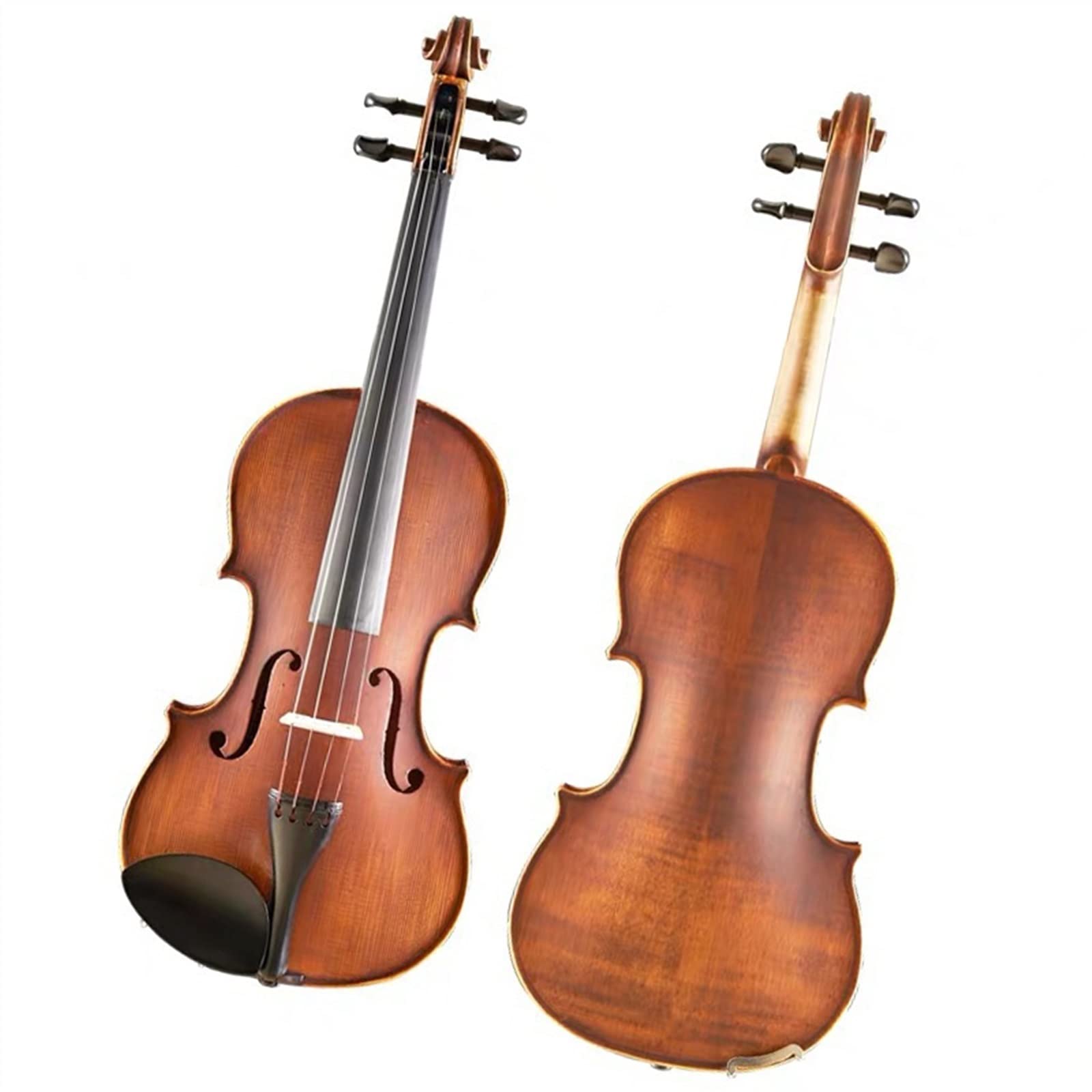 Instrument Skrzypcowy Profesjonalny Ręcznie Robiony Matowy Świerk Klonowy Skrzypce Z Futerałem Na Skrzypce Bow Hebanowy Zestaw Akcesoriów (Color : 1/2)