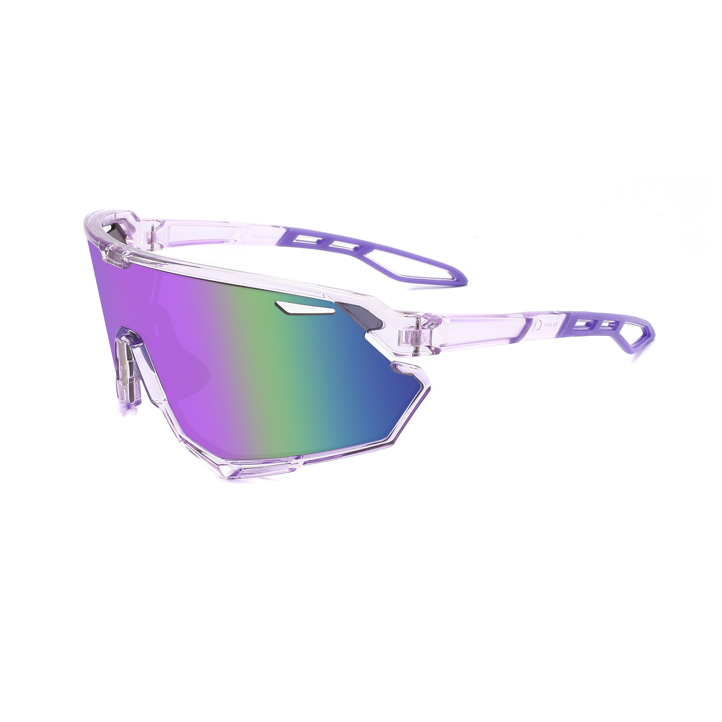 SINSPORT eyewear Occhiali da Ciclismo per Uomo Donna, Occhiali da Sole Sportivi Occhiali MTB per Bici Running Baseball Correre Anti-UV400