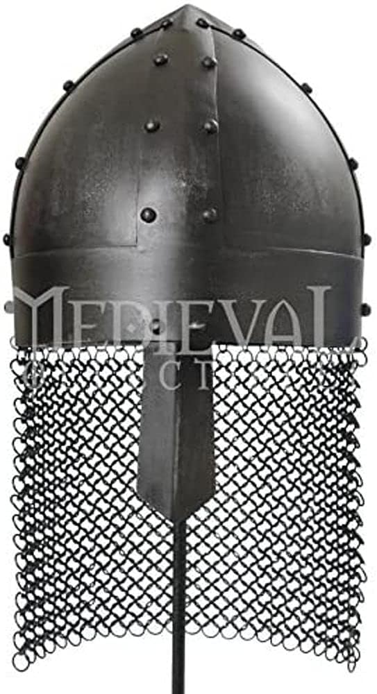 NauticalMart Viking SPANGENHELM Dark Metal Finish