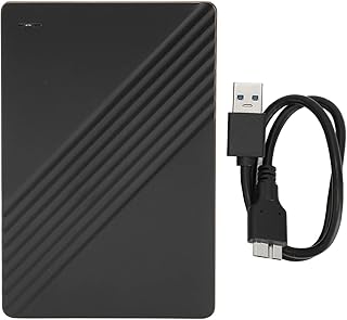 2.5 Inch External Hard Drive,USB 3.0 External Hard Drive Ultra Thin, HDD Portable Compatible with for Win7 Win8 Win10 Vista XP, for OS 8.X and Above.Plug and Play,5Gbps (2TB)