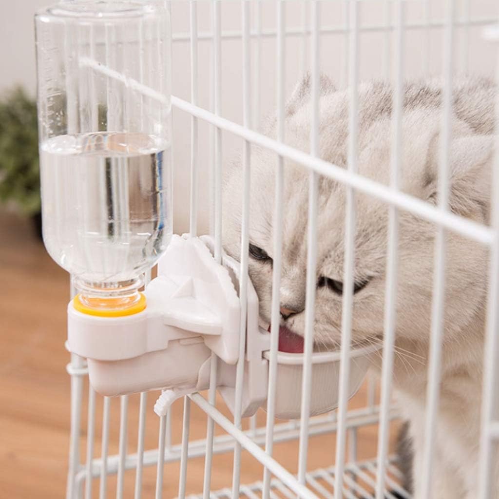 Pure Color Pet Drinking Fountain, Pet Automatic Drinking Fountain, Hanging Type NonWet Mouth Automatic Feeding Kettle