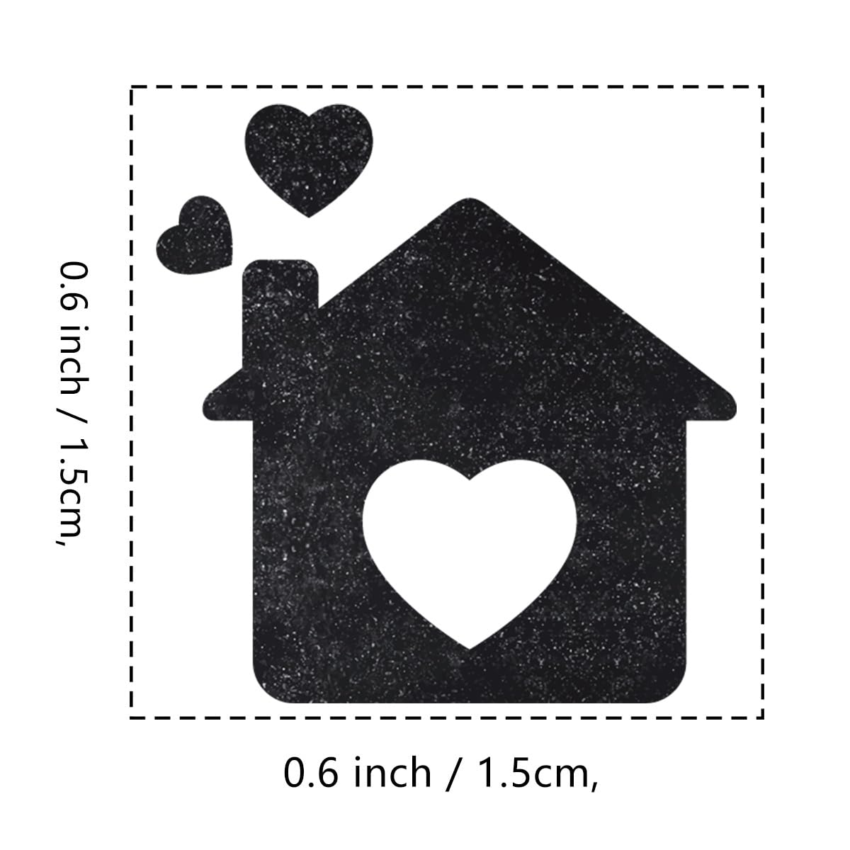 Home House Rubber Stamp - Scrapbooking & Crafting -2