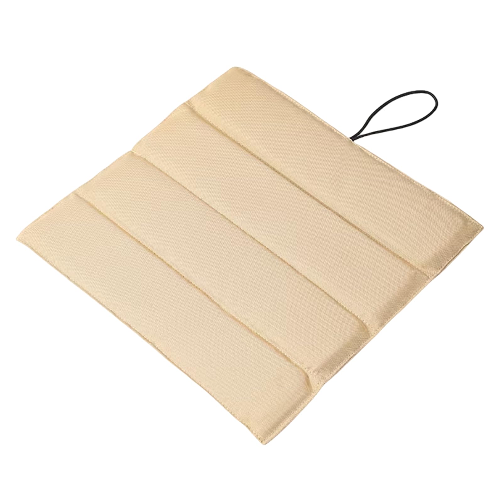 Camping Portable Seat Pad with Straps for Outdoor Activities Foldable Waterproof Sitting Mat Lightweight Mini Waterproof Folding Camping Mat Ultralight Sitting Pad for Camping Backpacking, Beige