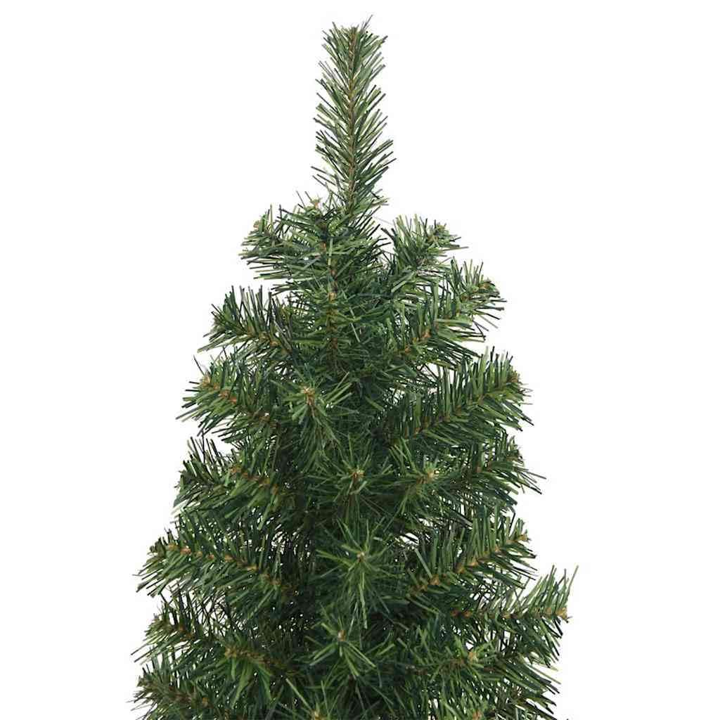 Generisch Sztuczna choinka z oświetleniem, energooszczędna i odporna na warunki atmosferyczne, idealna do salonu, biura i ogrodu (zielona, 180 cm, z 300 diodami LED)