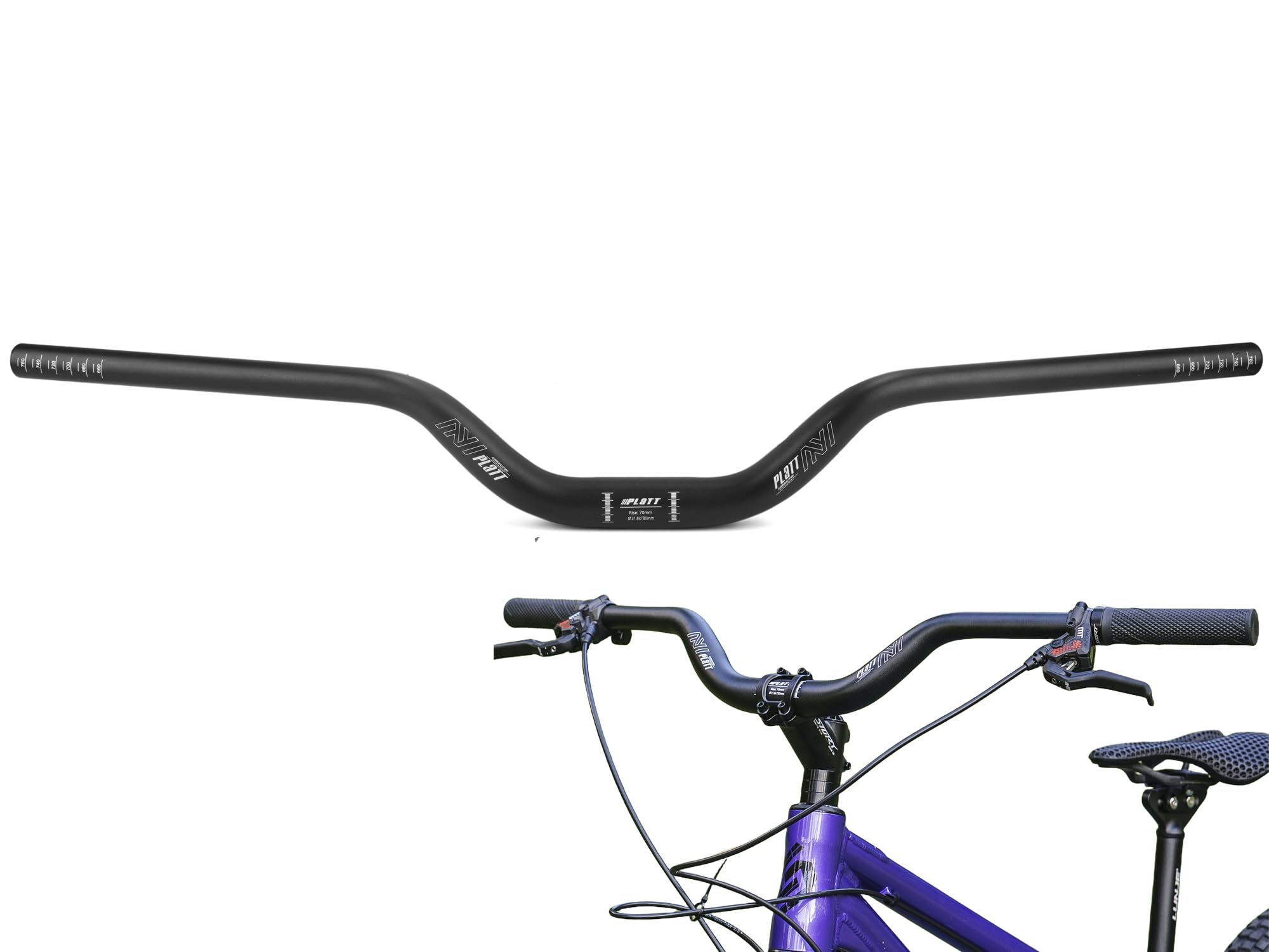 PLATT 31.8mm Riser Handlebar