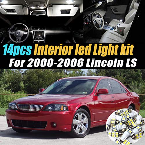 Juego de 14 lámparas LED interiores blanco frío 6000K miniatura 1