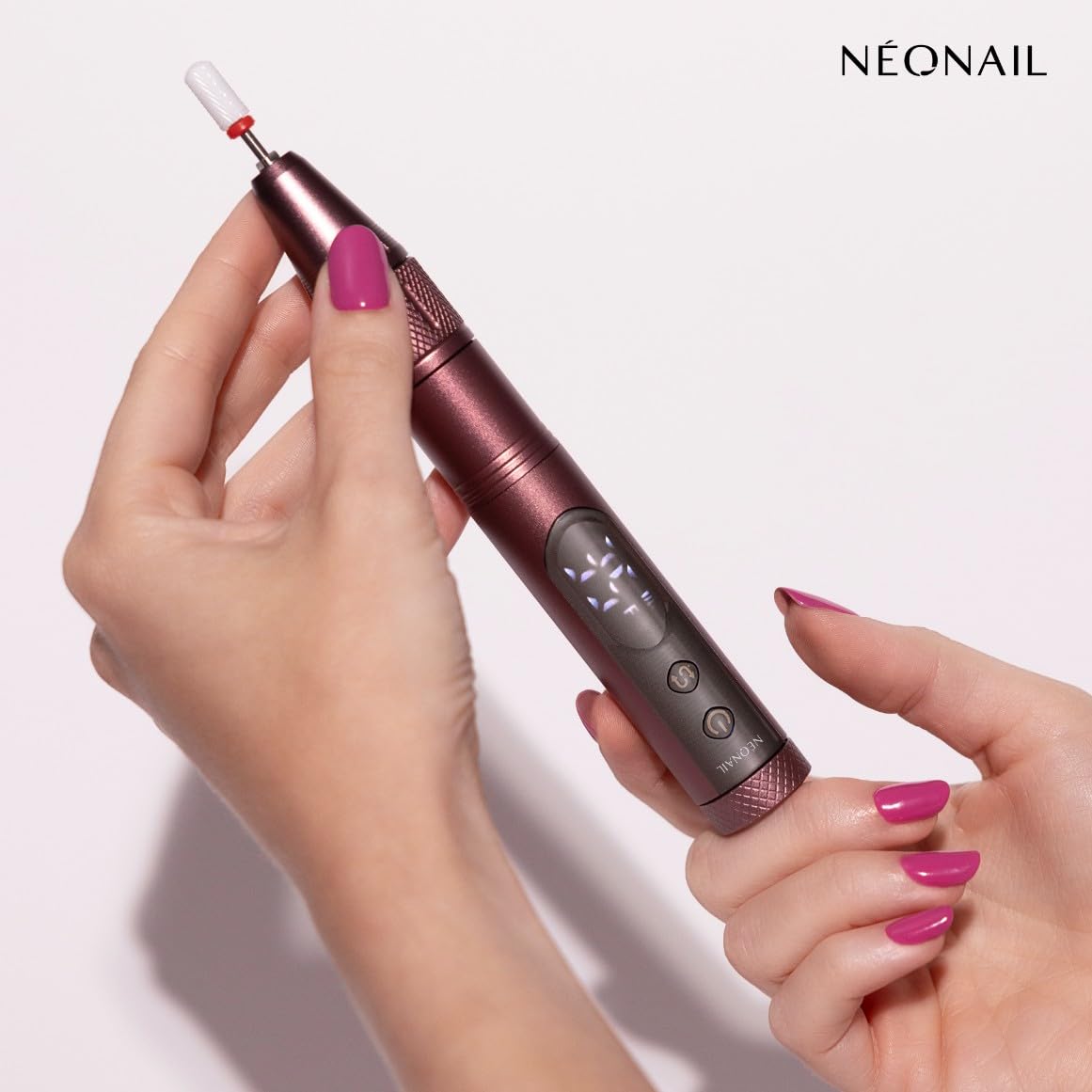 NEONAIL Torno Para Uñas - Lima Electrica Uñas - Pen Nail Drill Para Uñas de Gel - Set de Manicura y Pedicura Eléctrico - Pink