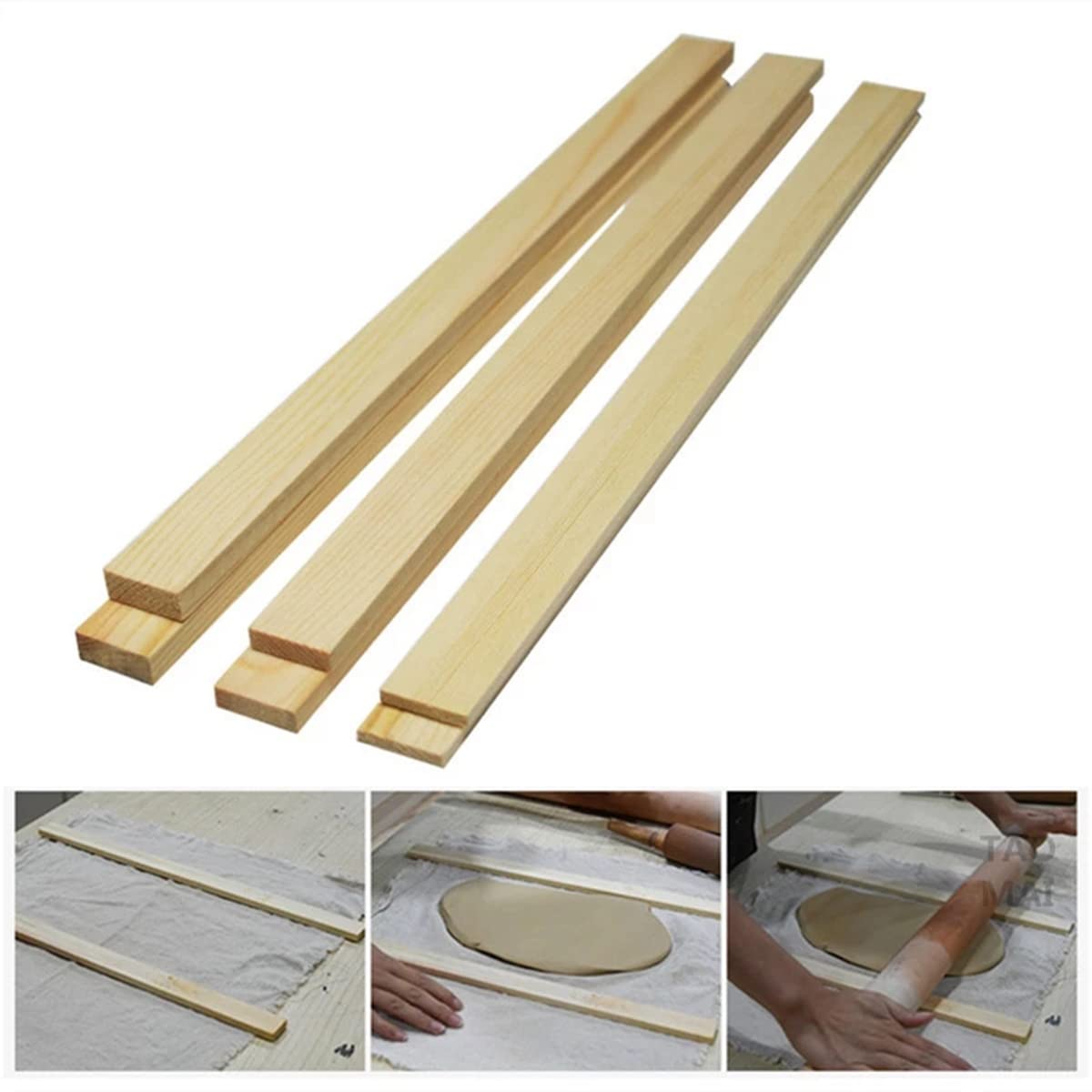 6-teiliges Set mit Kugellager-Führungsschiene, Schlammführung, Schutzblech, Holzstreifen, Basteln, Schutzblech, Keramik, Trainingswerkzeug, Töpferwerkzeug, Bildung Baumarkt