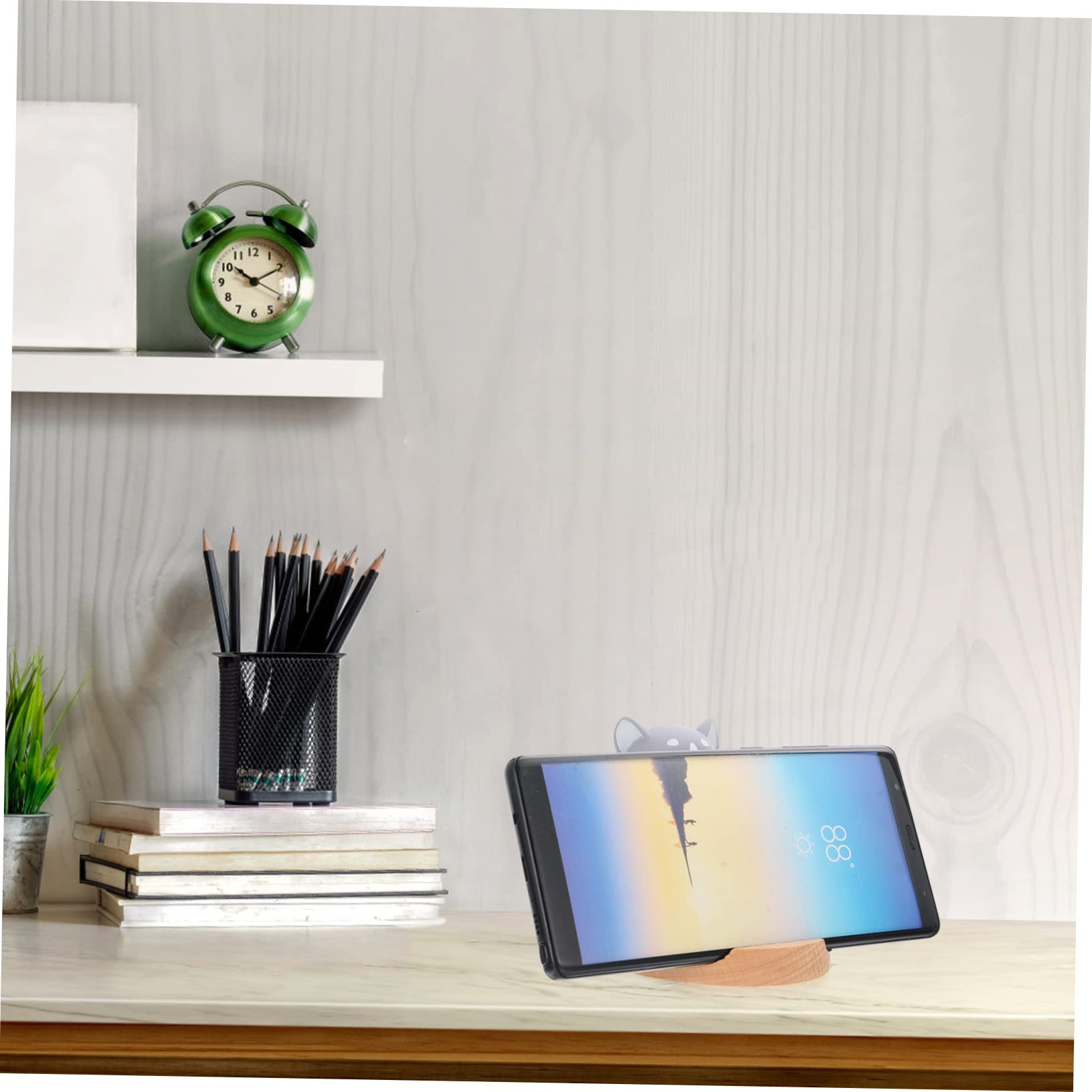 Hemobllo 2pezzi Supporto Telefonico Per Animali Stabile e Pratico Porta Smartphone Da Scrivania Design Carino e Affidabile Per Ufficio e Casa Adatto Tutti Modelli Di Telefono
