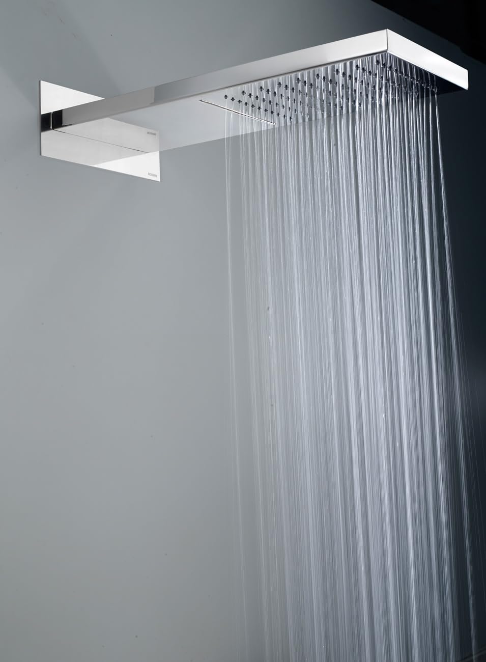 Kit Doccia Soffione Bossini Manhattan Inox 2 Getti con Doccino Flat One